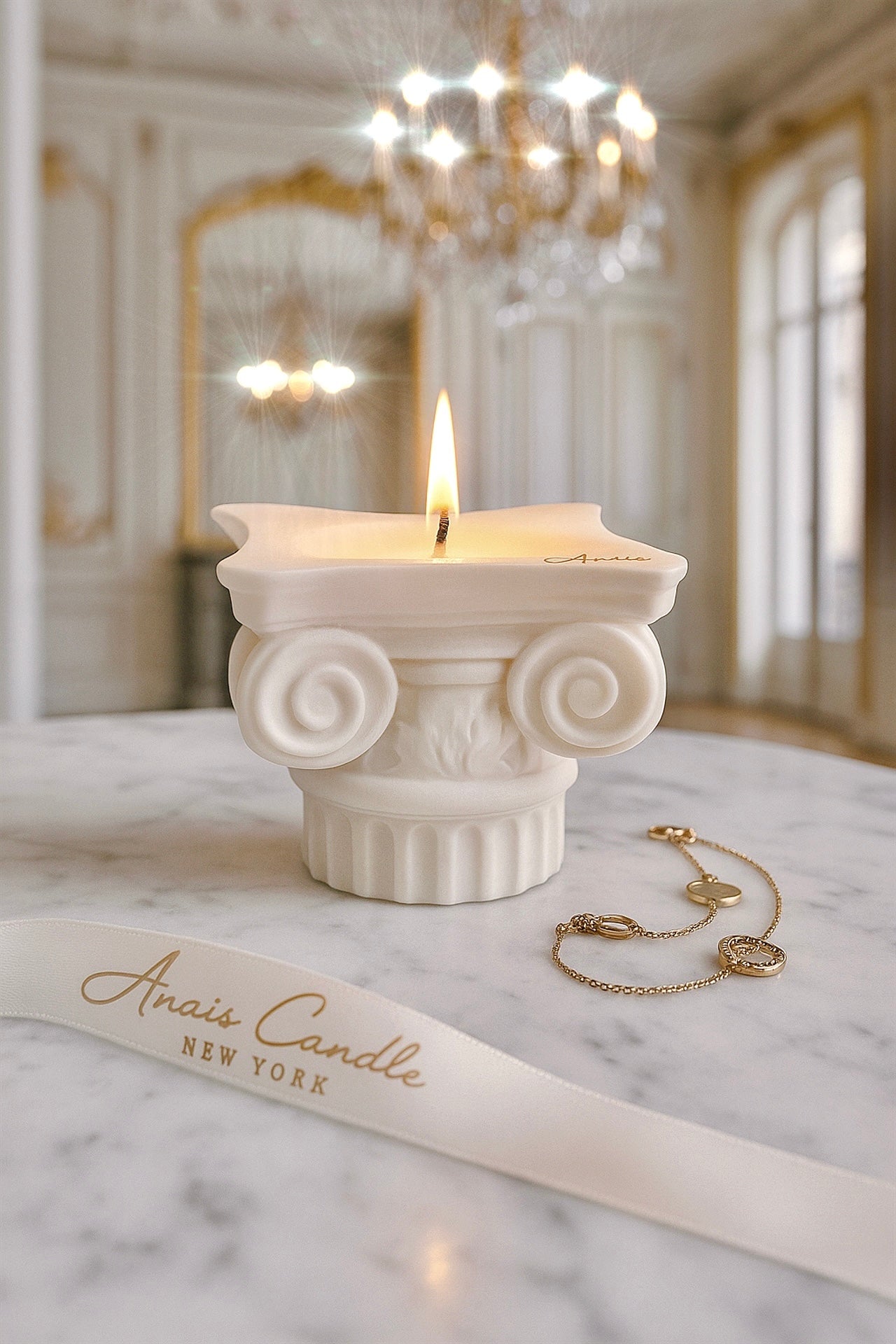Ionic Roman Column Candle