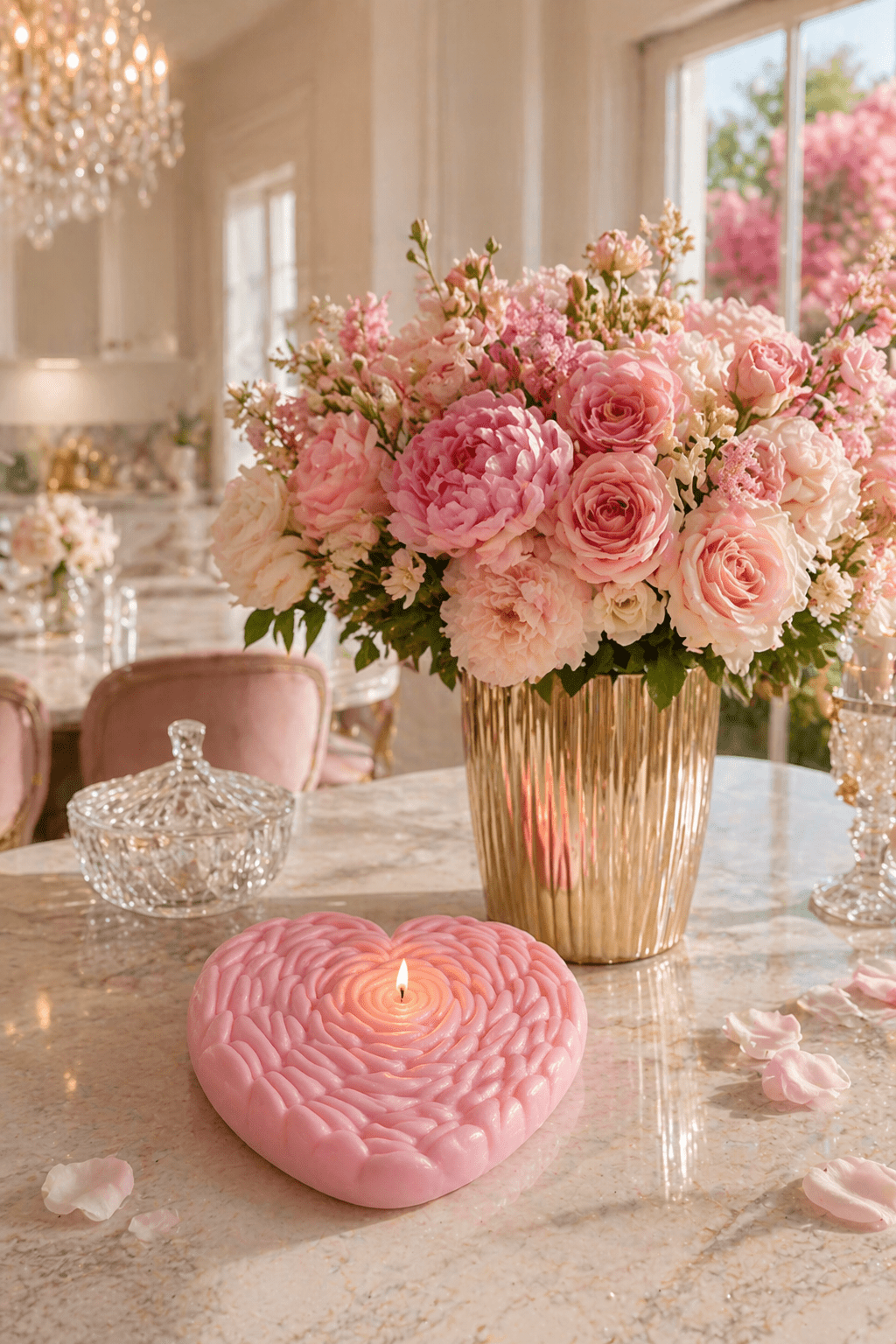 Coeur de Rose Candle - XL