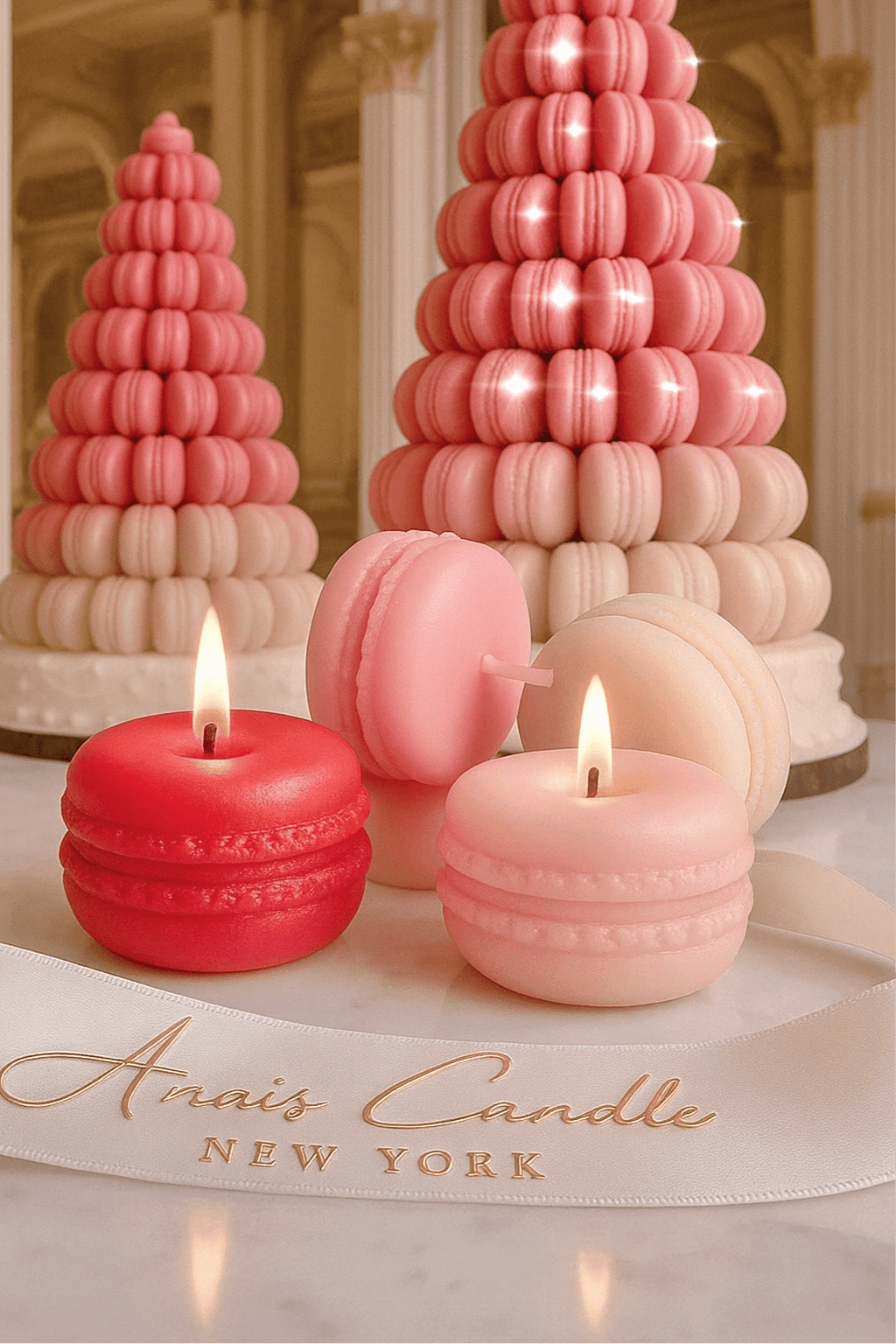 The French Macaron Set of Four - My Valentine
