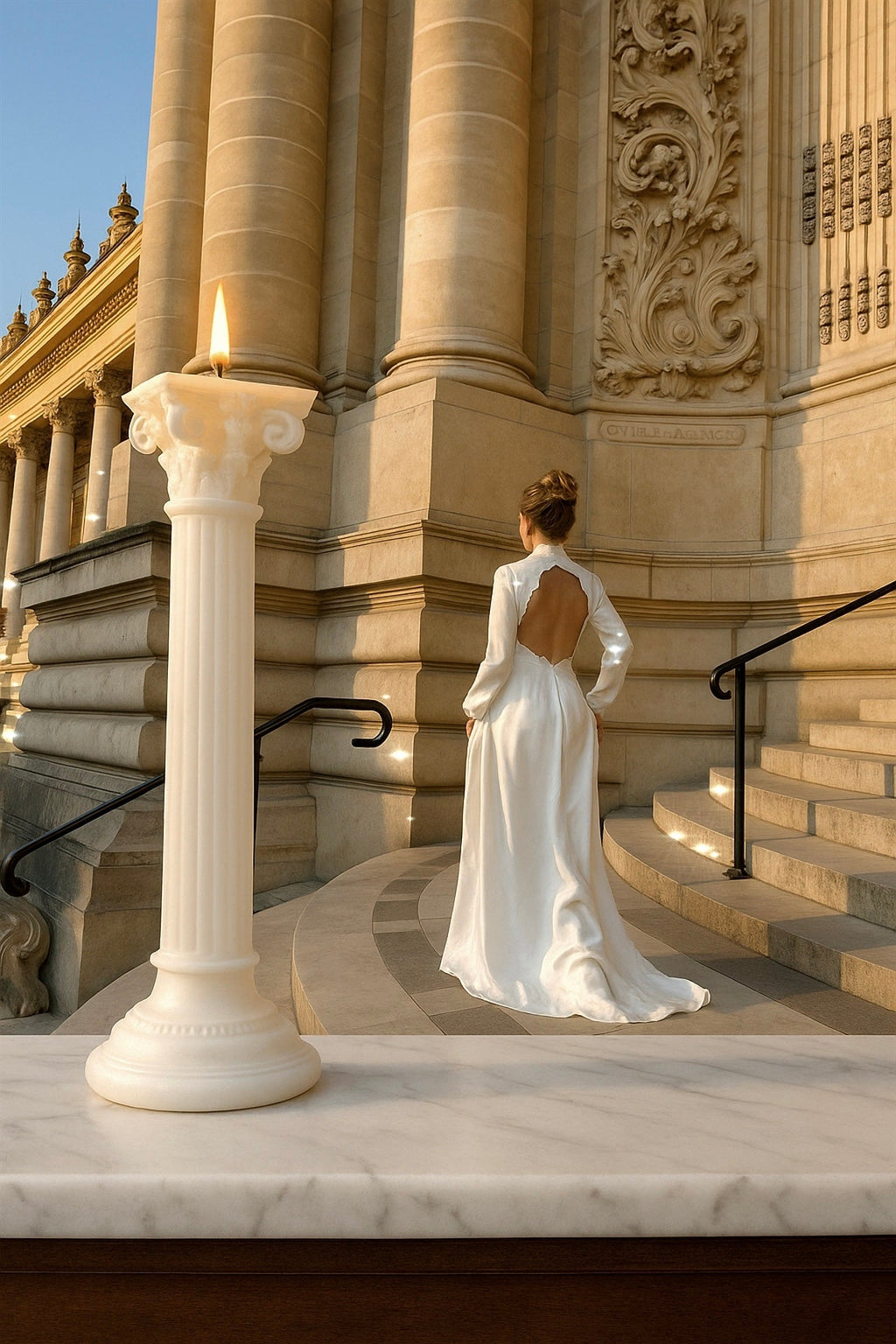 Anaïs Roman Column Set of 2