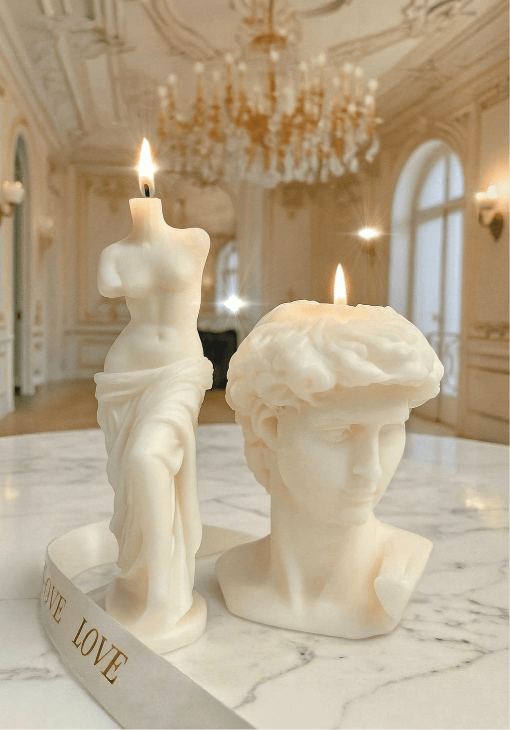 Anaïs Man & Venus Set in Sculpture White
