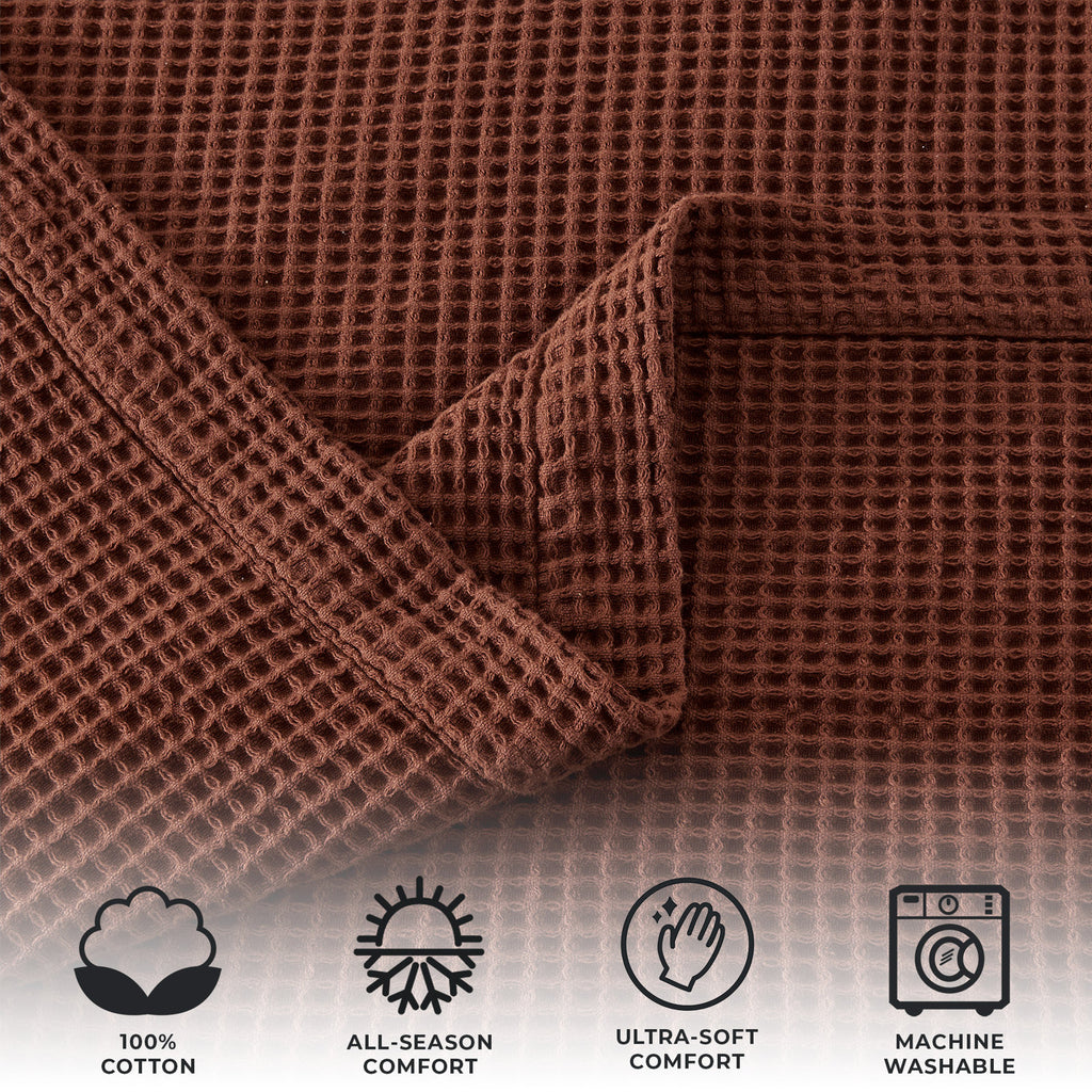 100% Cotton Waffle Weave Blanket
