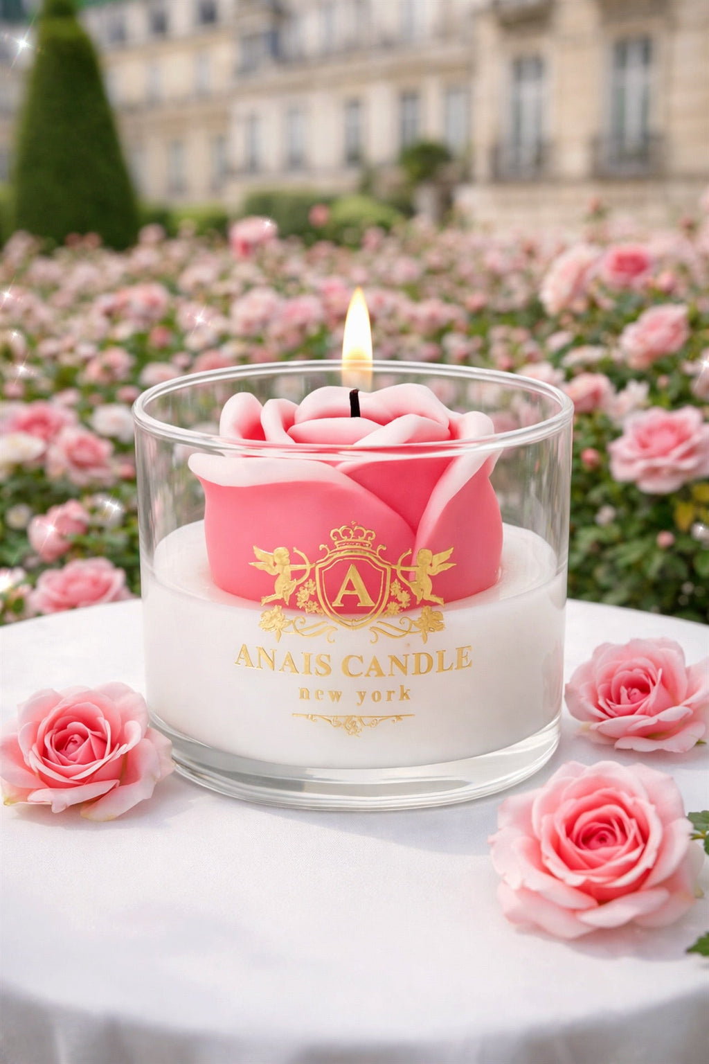 Enchanted Rose Candle