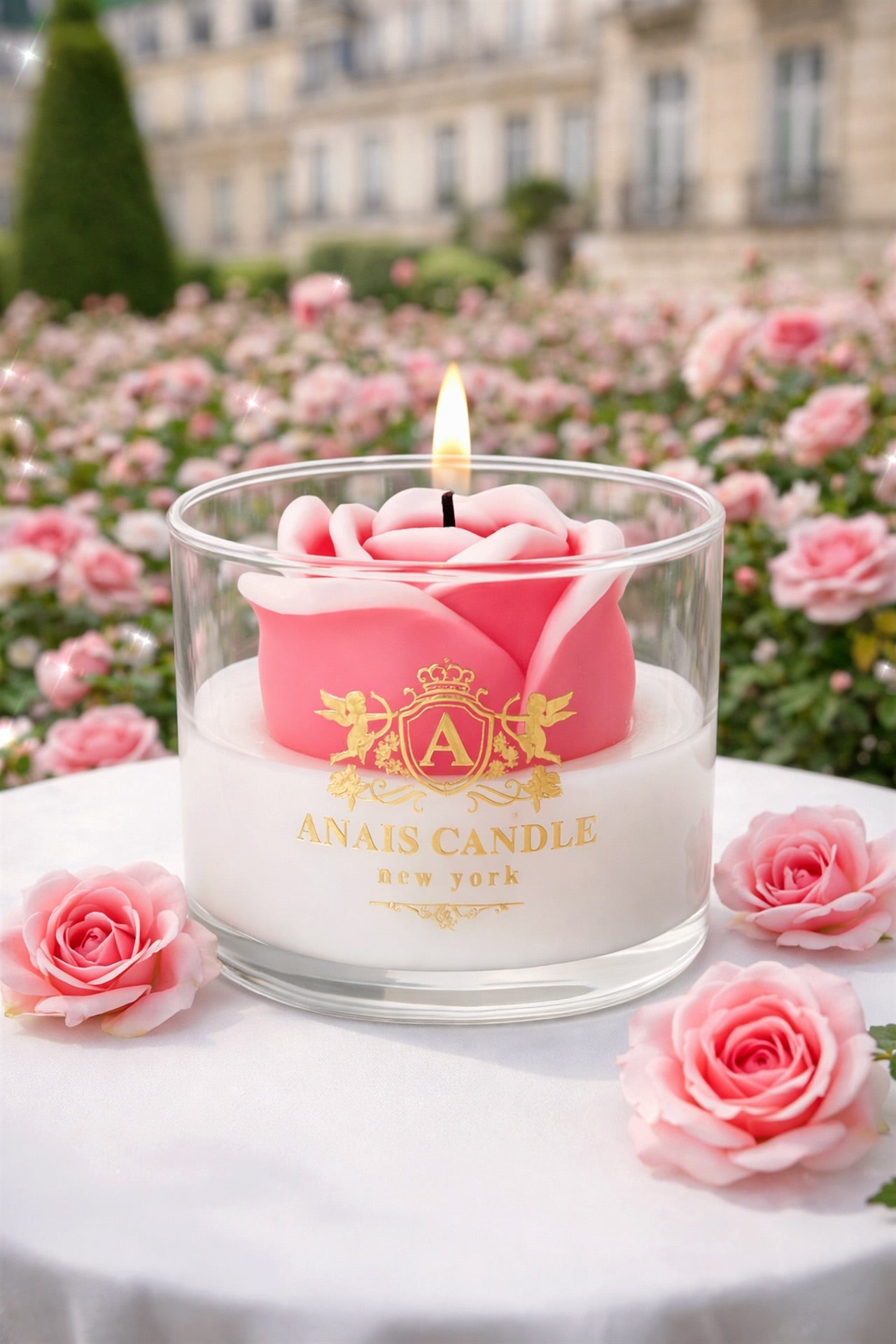 Enchanted Rose Candle