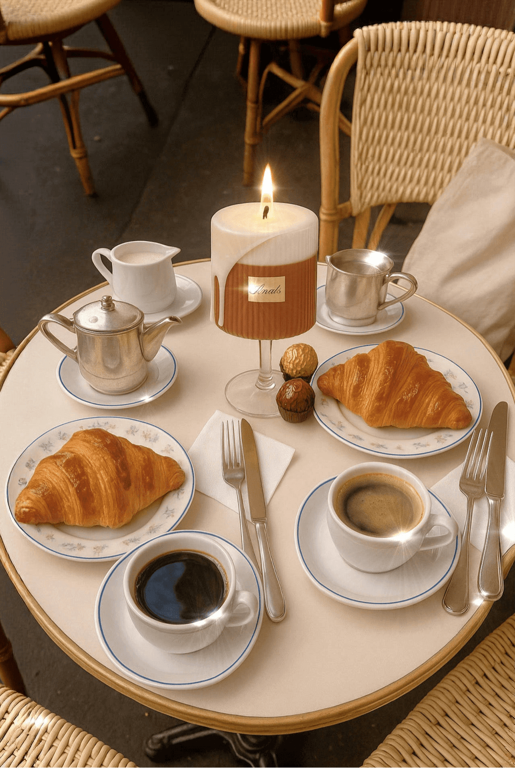 French Latte Candle
