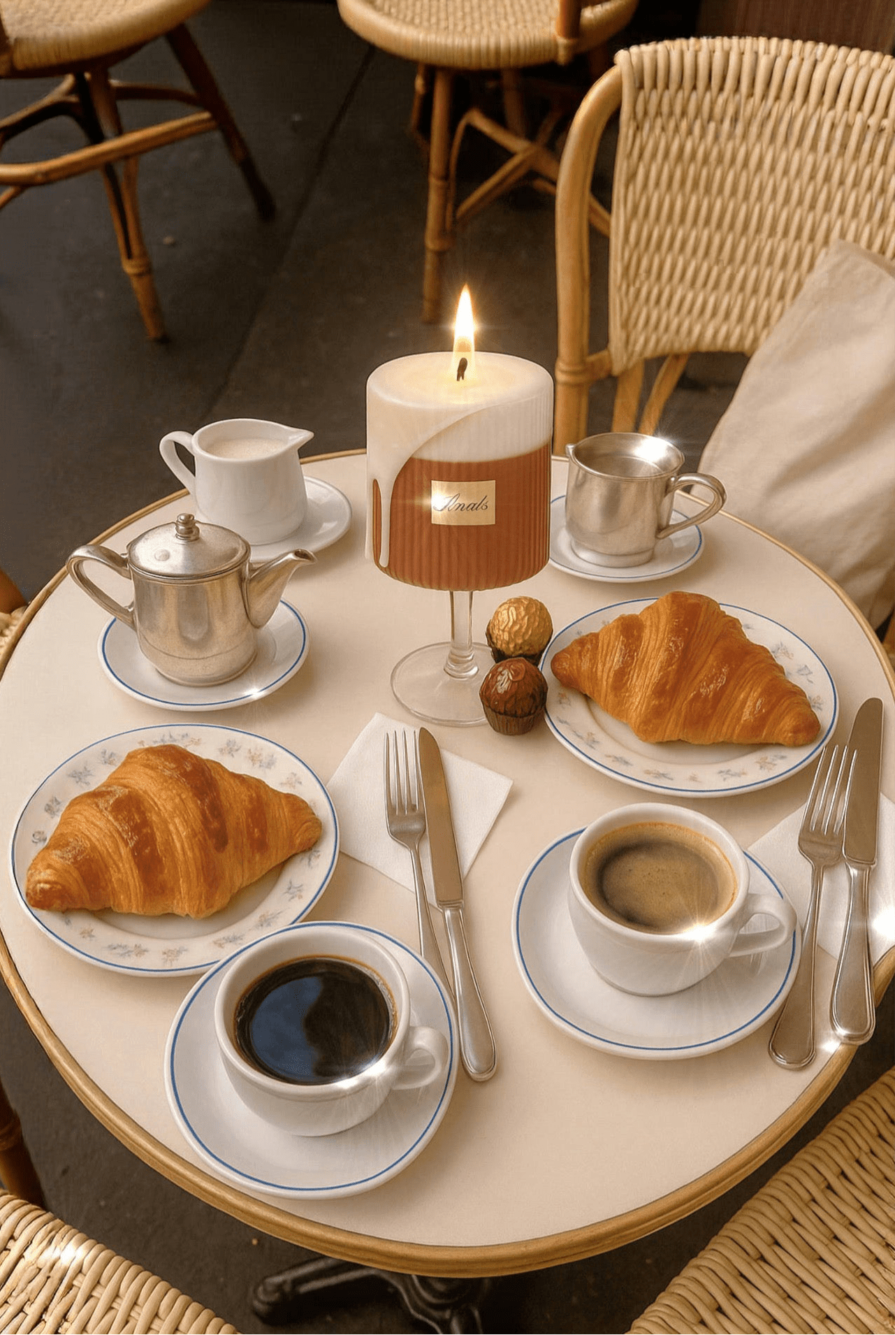 French Latte Candle