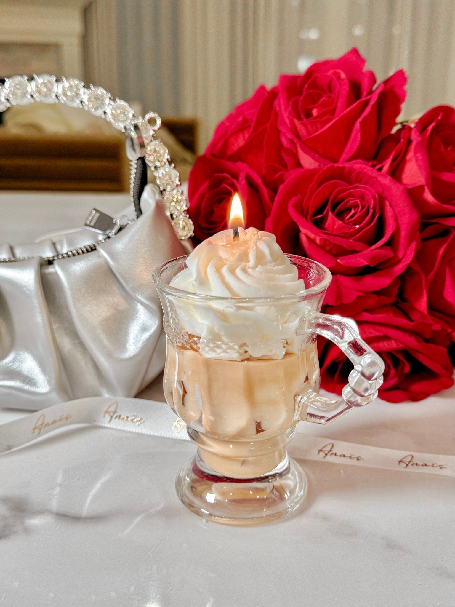 Vanilla Ice Cream Latte Candle