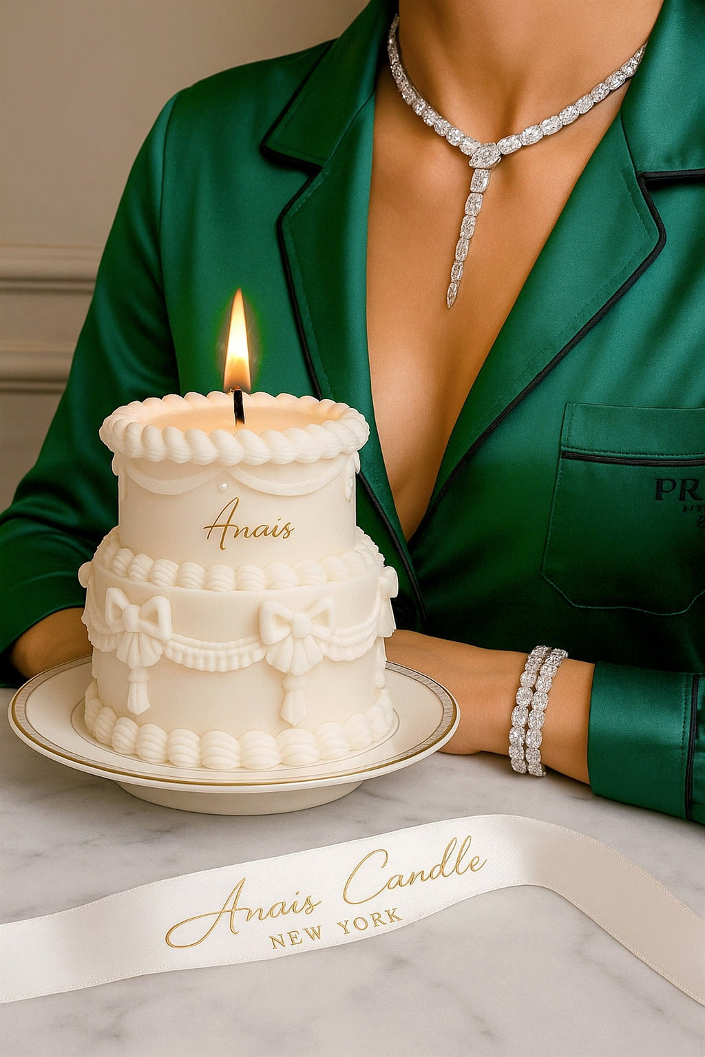 Double Layer Creamy Vintage Cake