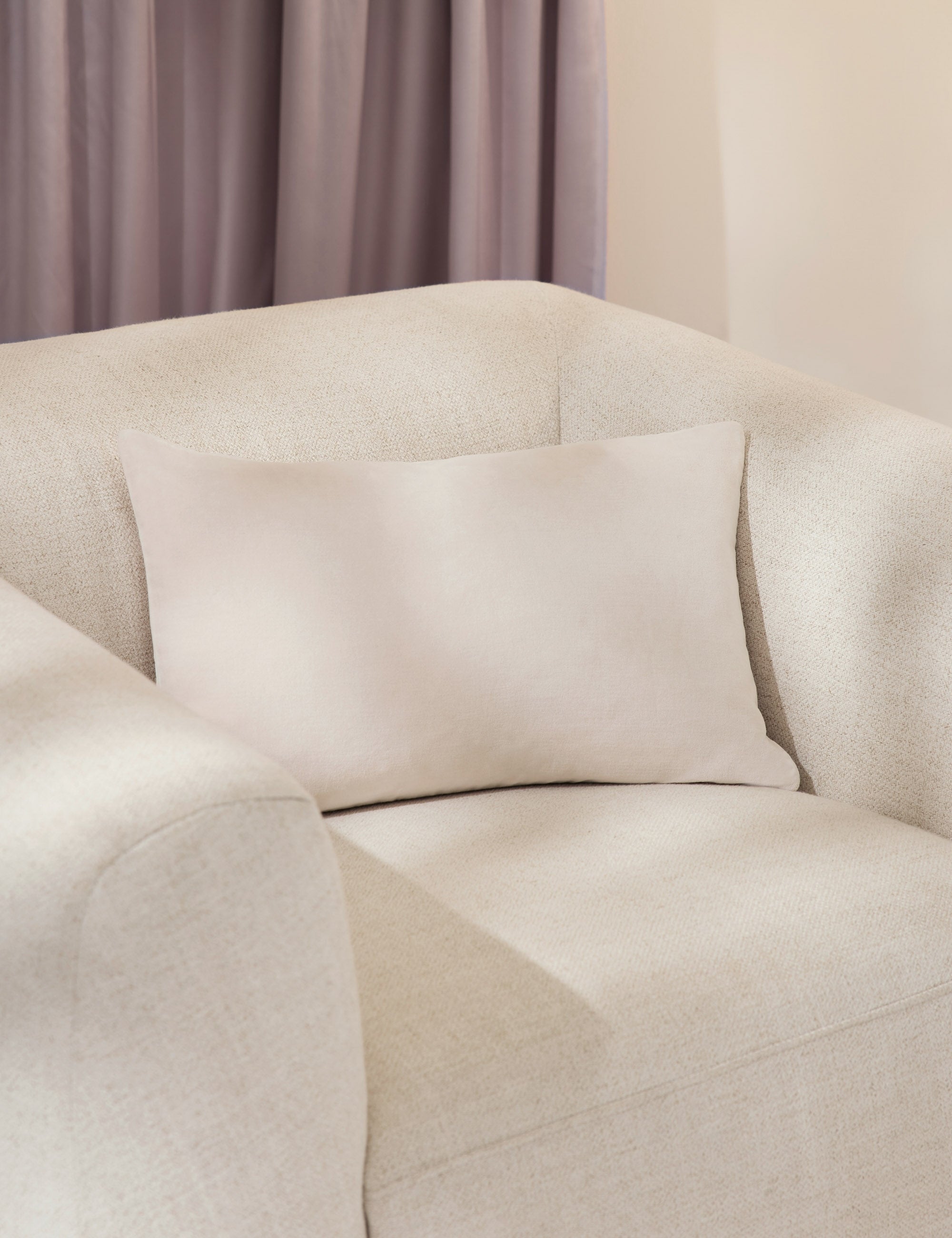 Charlotte Velvet Lumbar Pillow