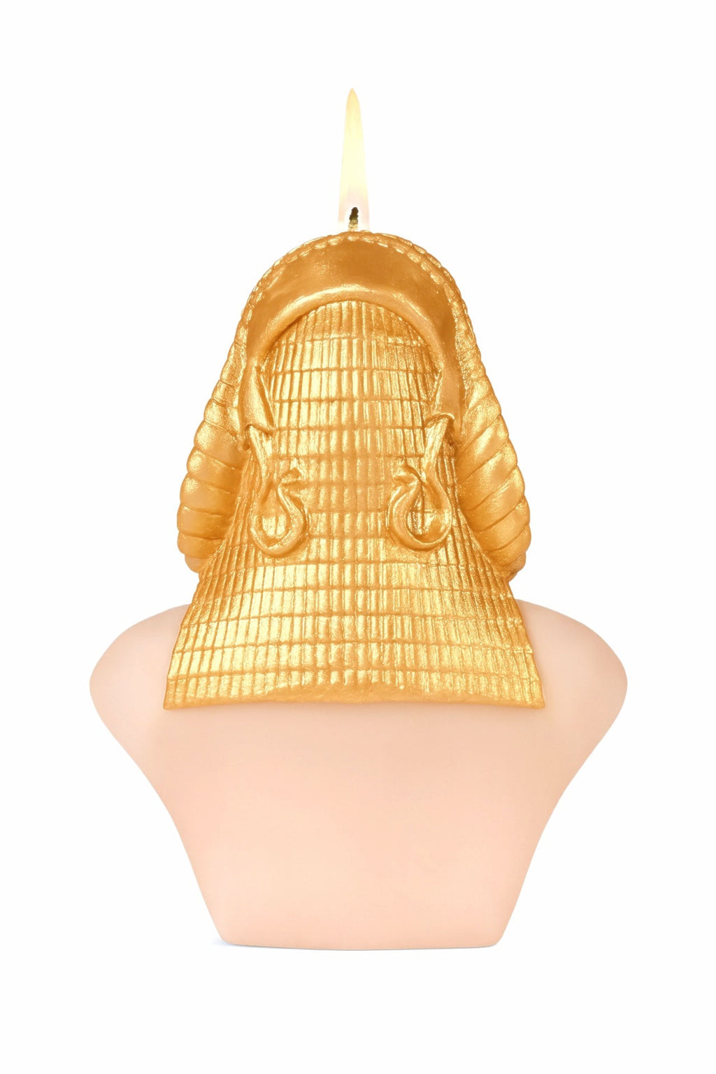 Golden Cleopatra Candle - Hand Painted