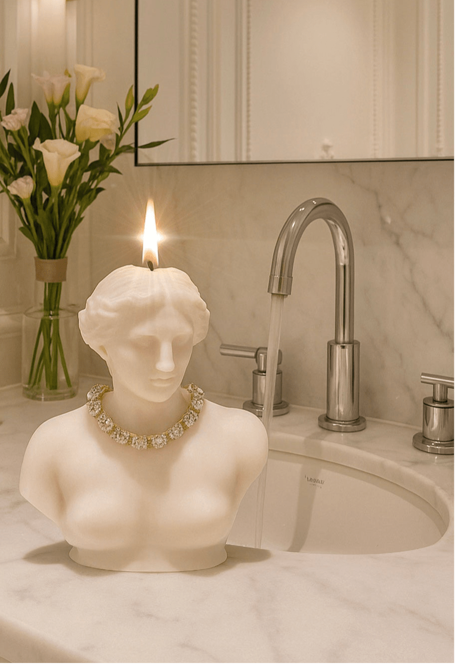 Venus de Milo Portrait Candle