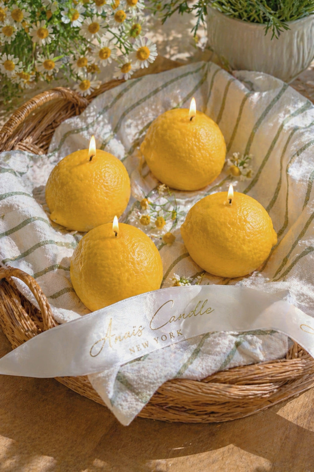 Amalfi Limone Candle Set of 4