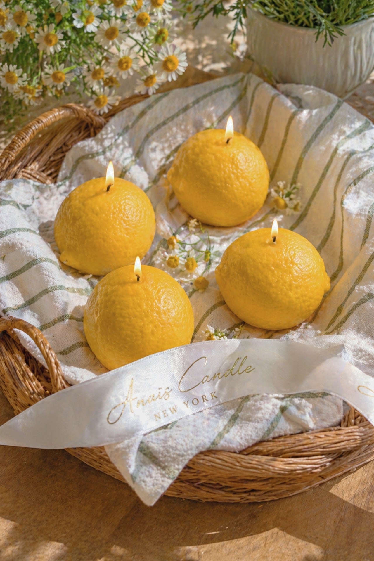 Amalfi Limone Candle Set of 4