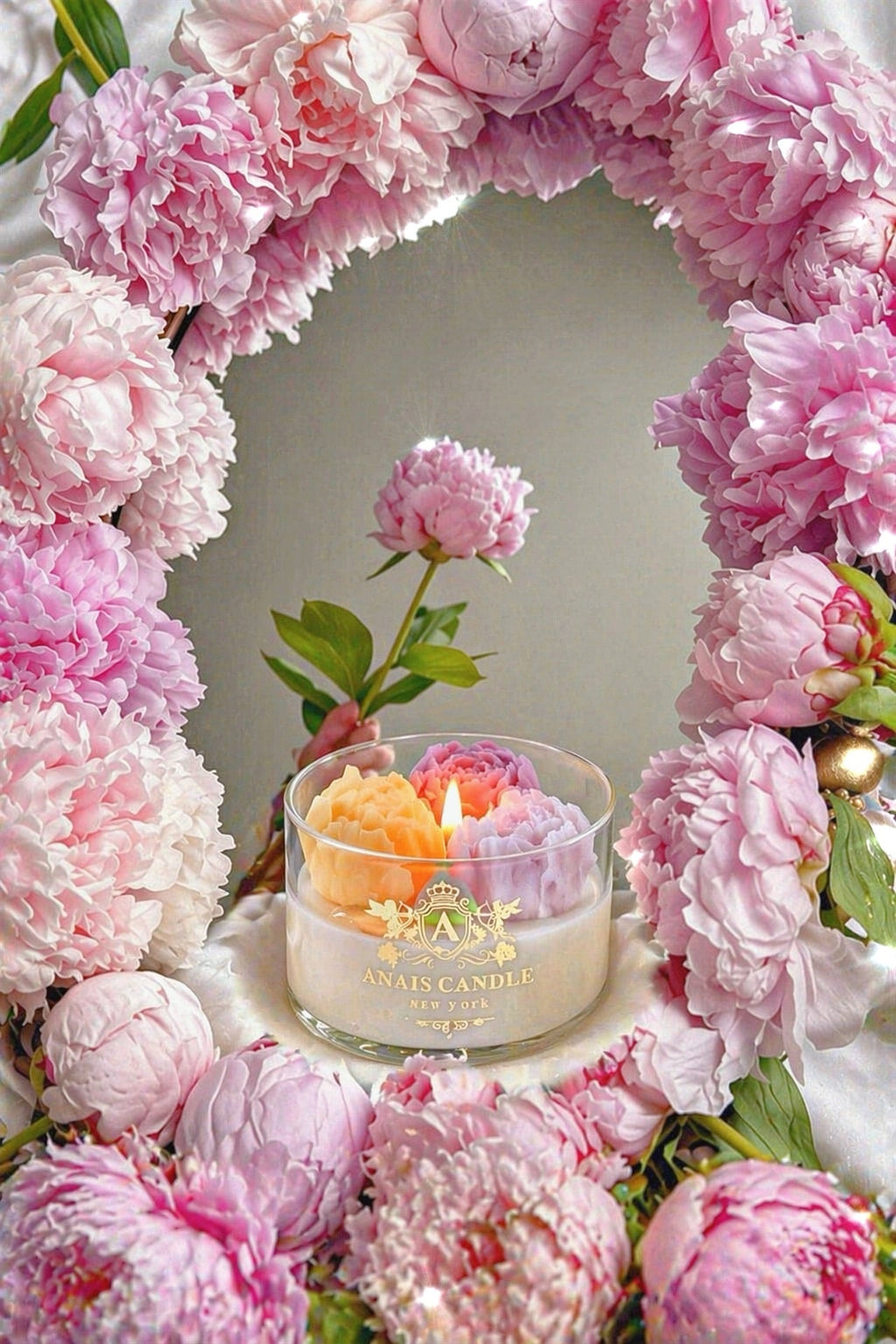 Peony Bouquet Candle
