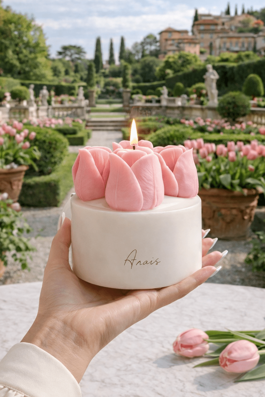 Amélie Tulips Bouquet Candle