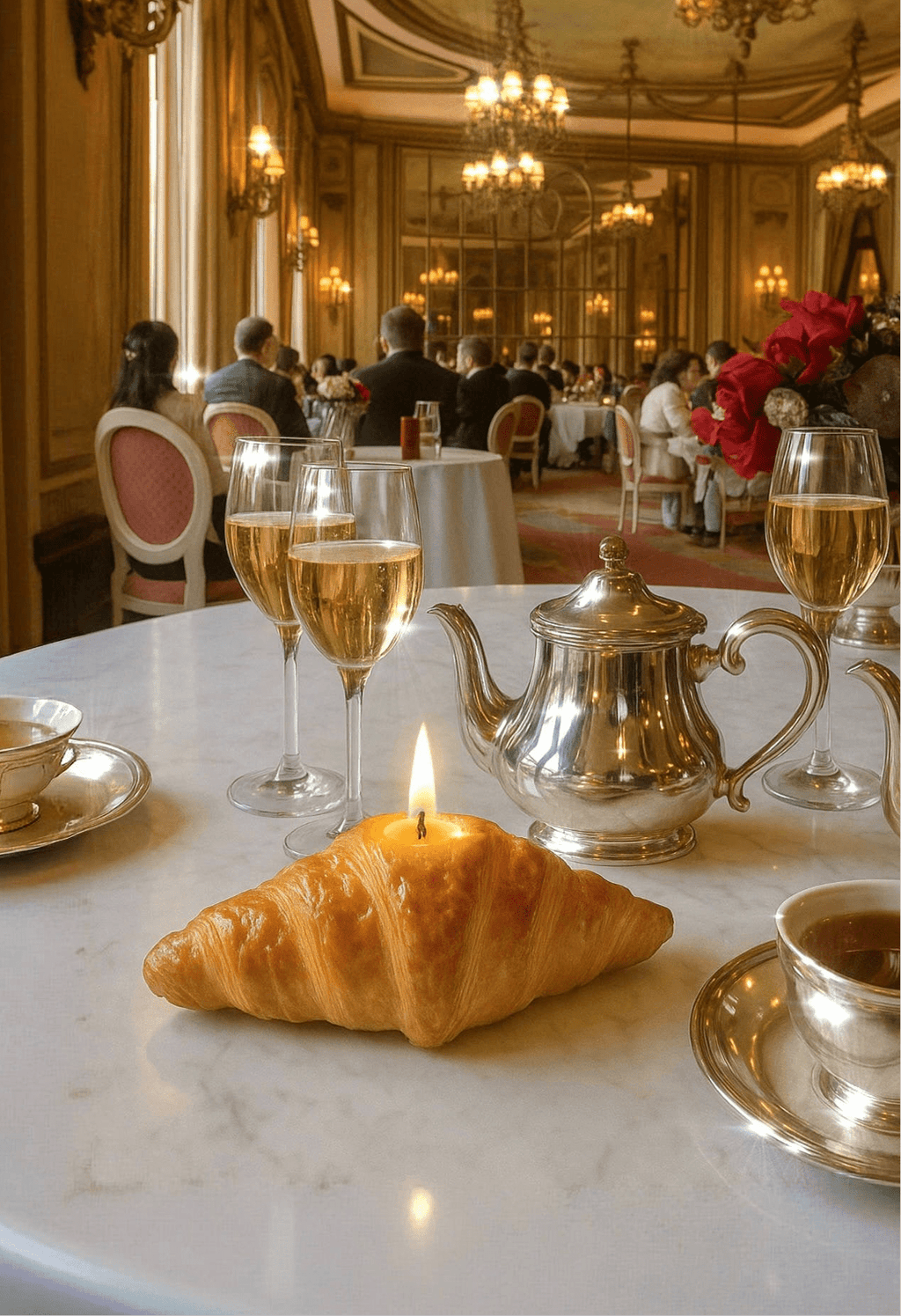 French Croissant Candle