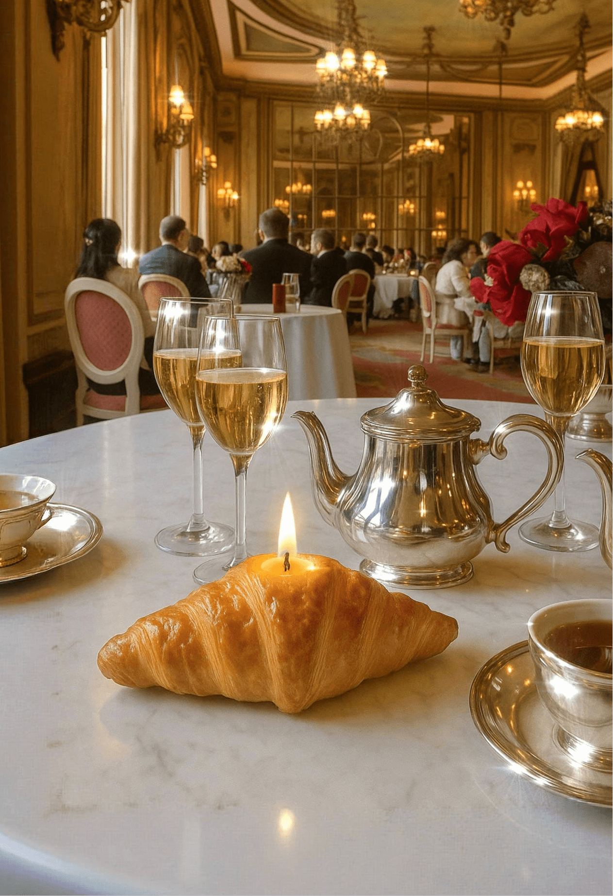 French Croissant Candle