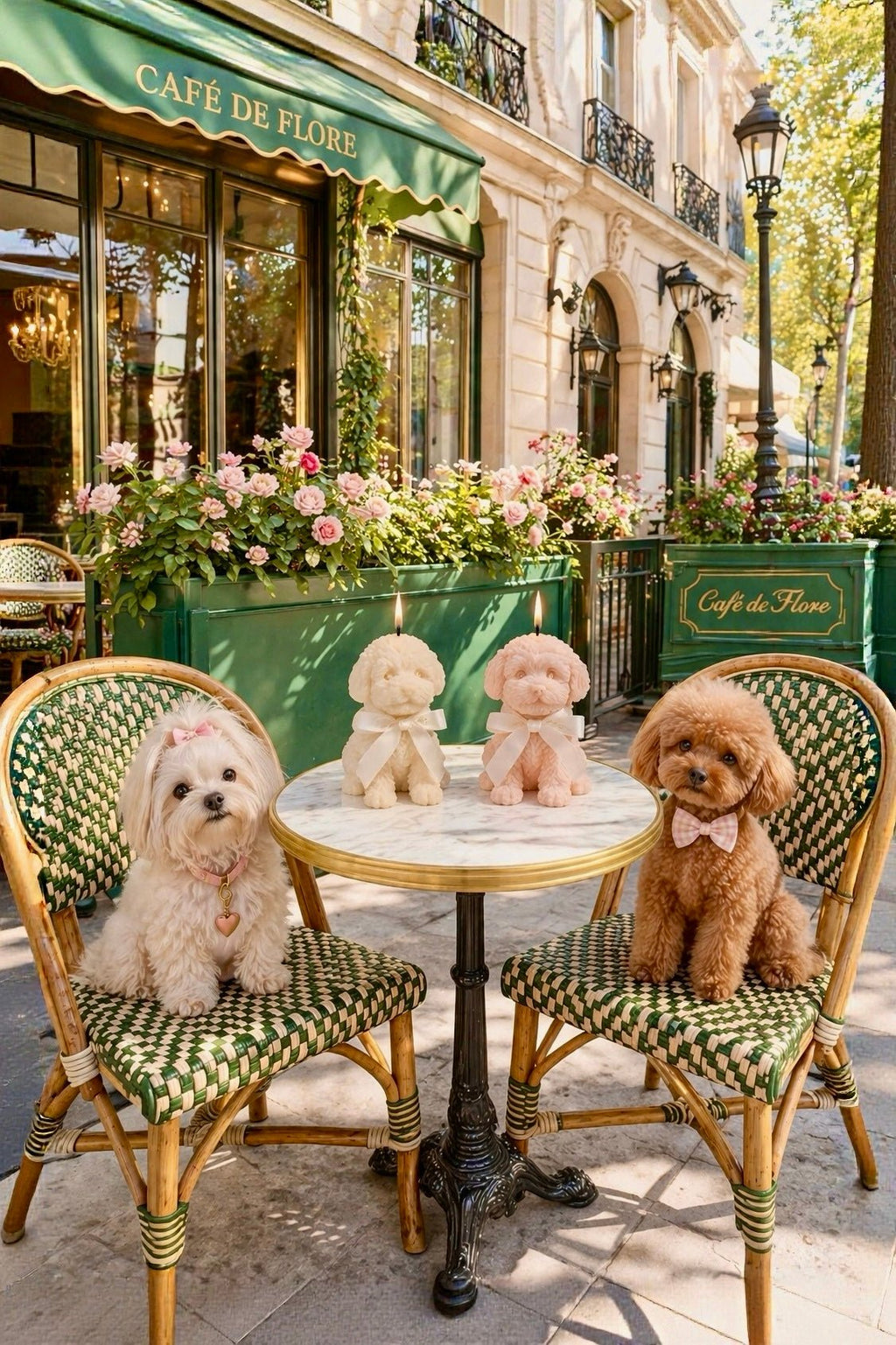 Anaïs Puppy Candle Set