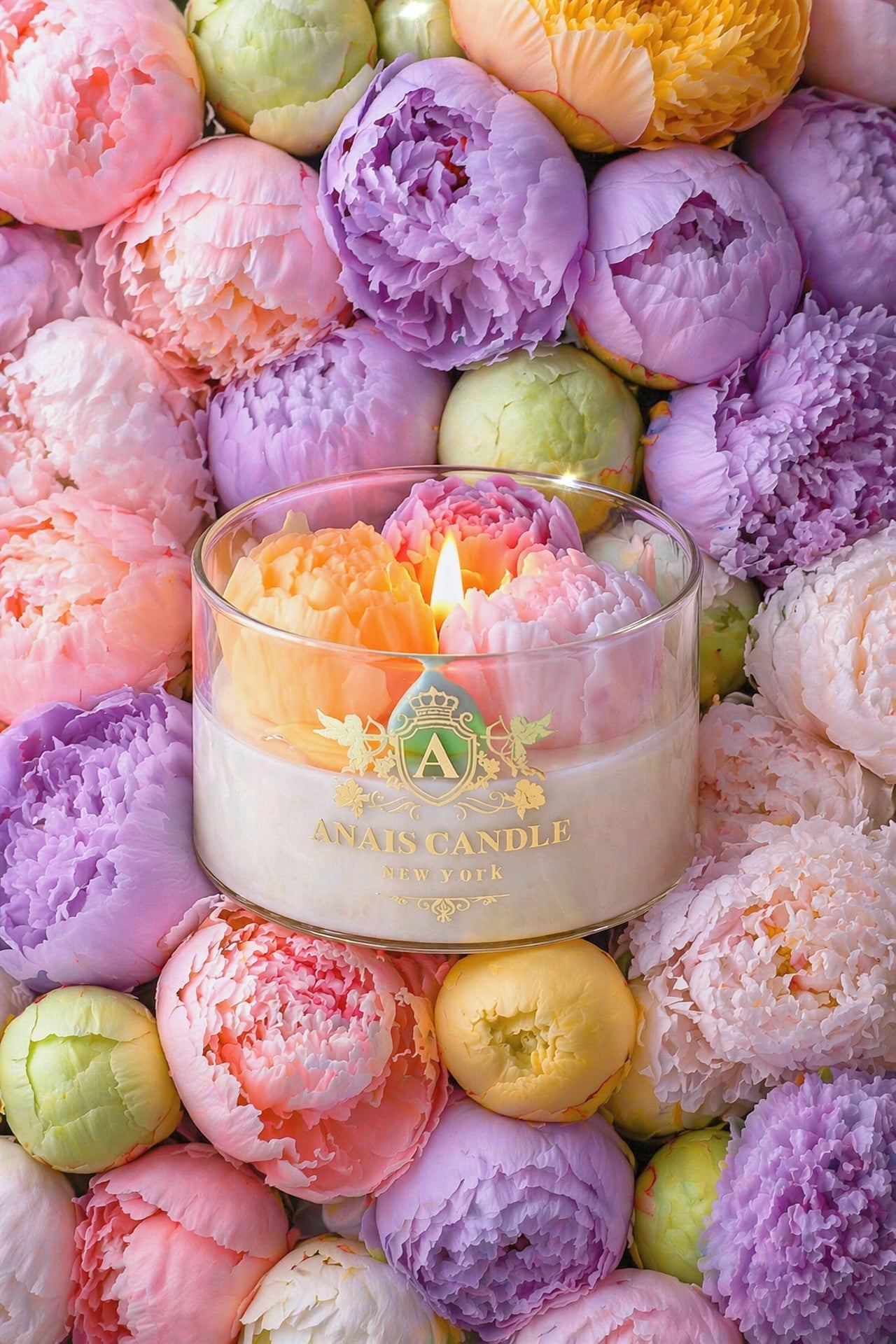 Peony Bouquet Candle