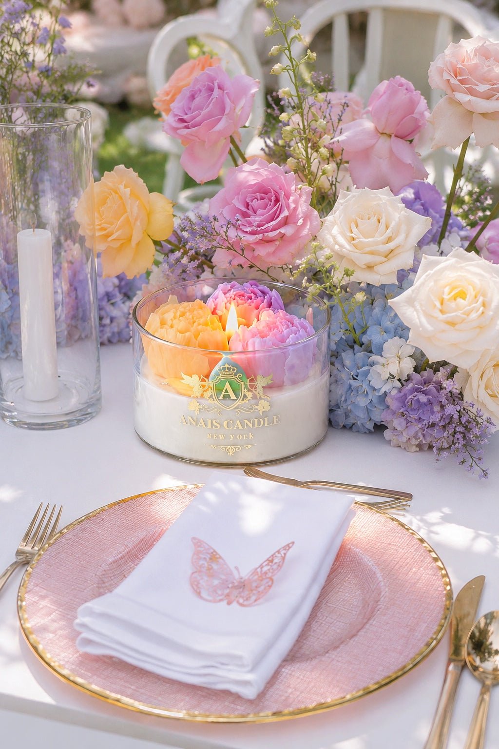 Peony Bouquet Candle