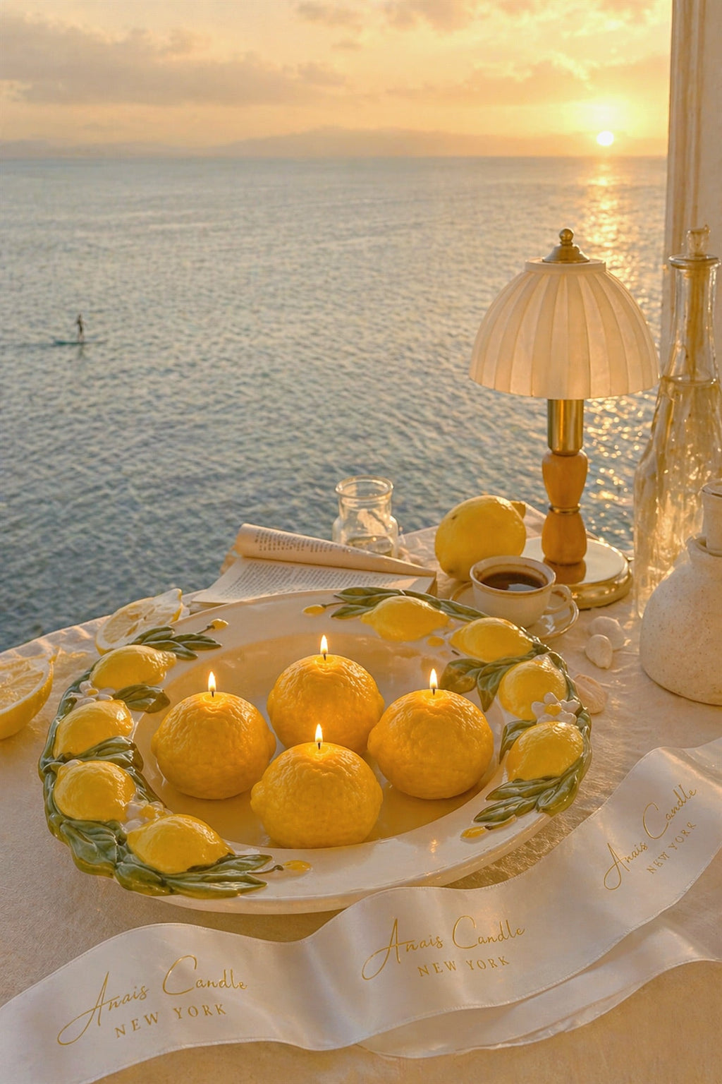 Amalfi Limone Candle Set of 4