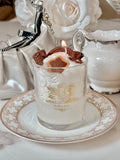 Chocolate Bear & Cookies Latte Candle