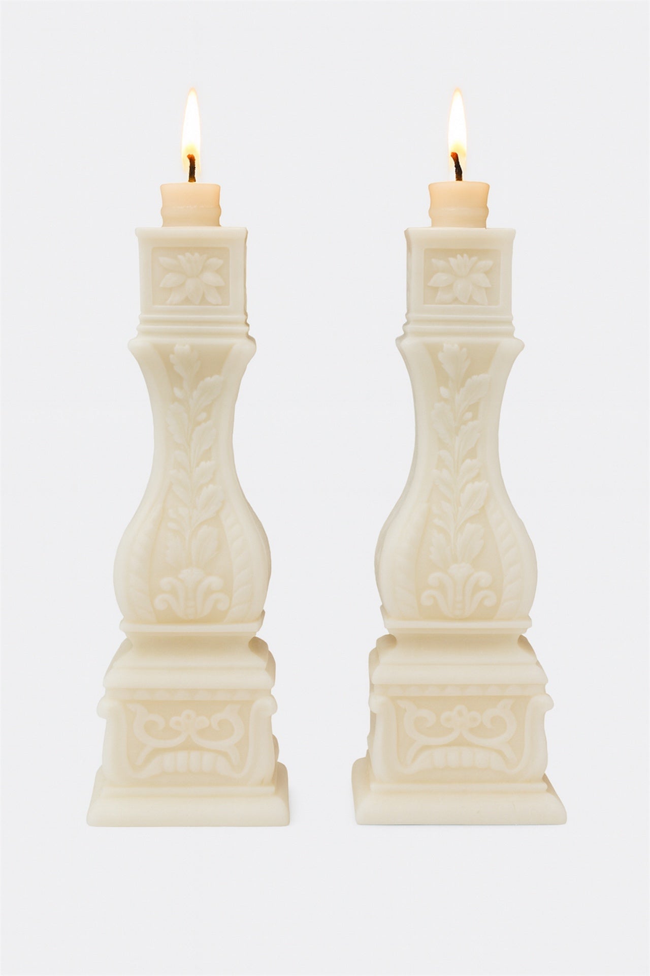 Stair Balusters Candle Set of 2