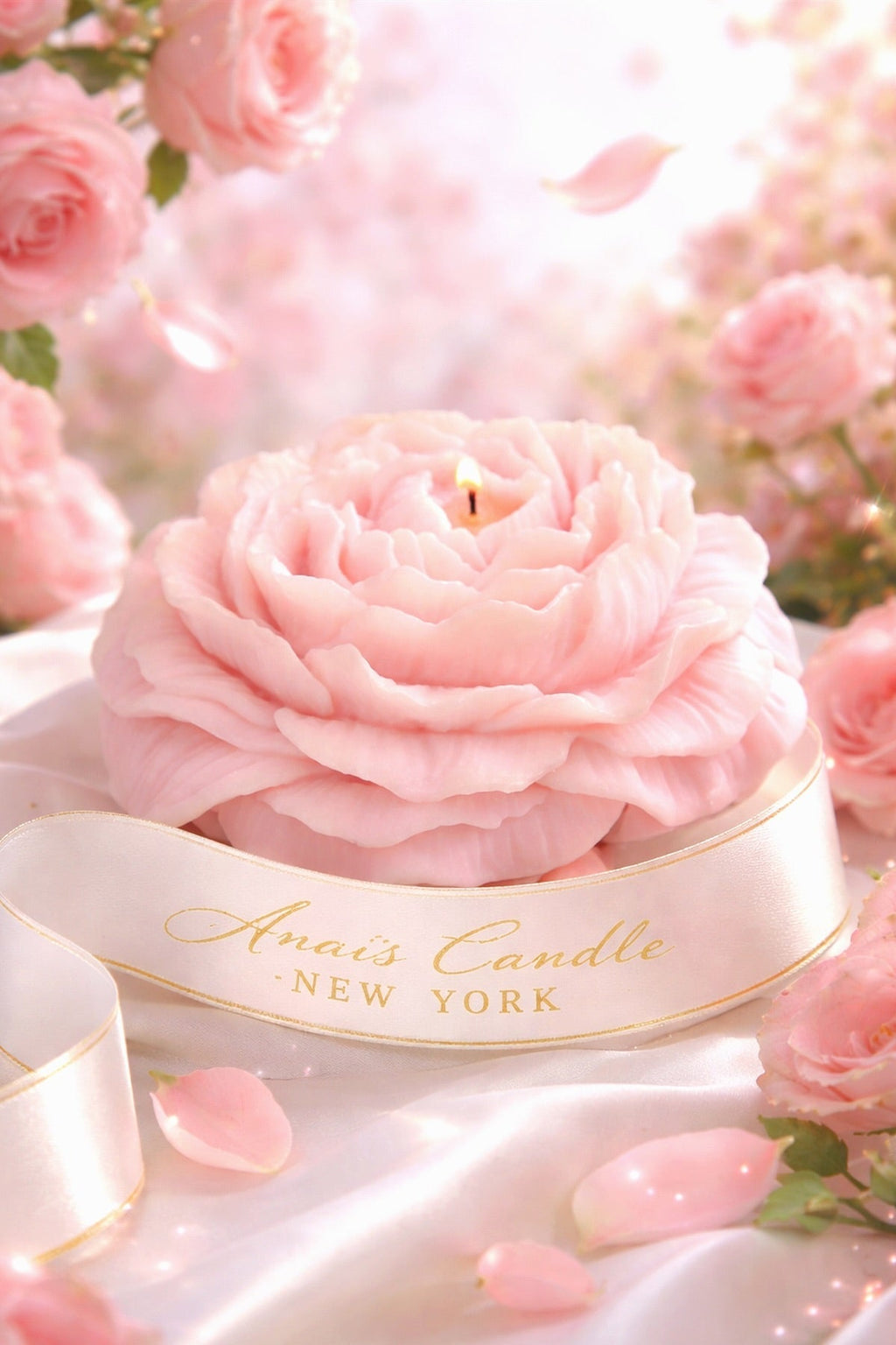 Blooming Peony Candle - XXL
