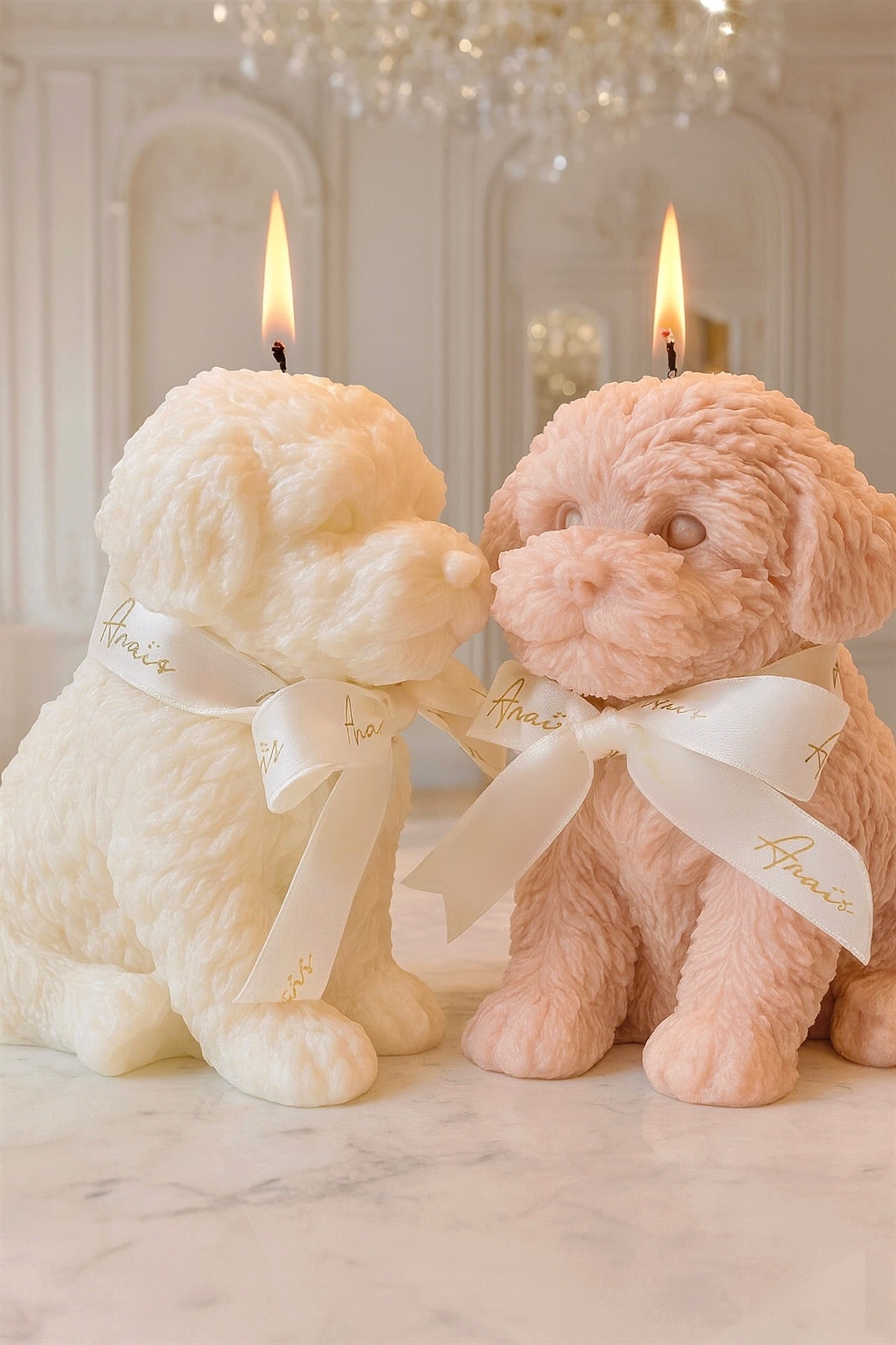 Anaïs Puppy Candle Set