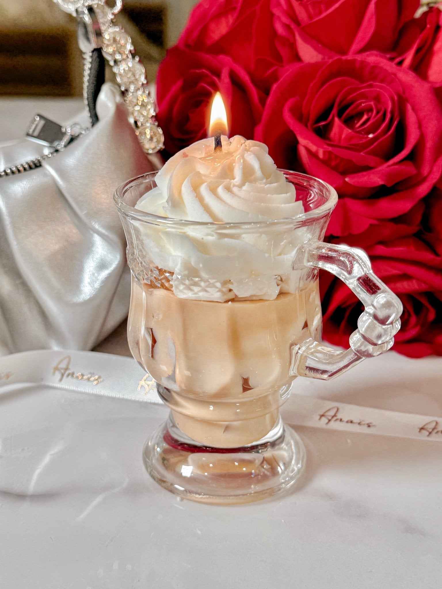 Vanilla Ice Cream Latte Candle