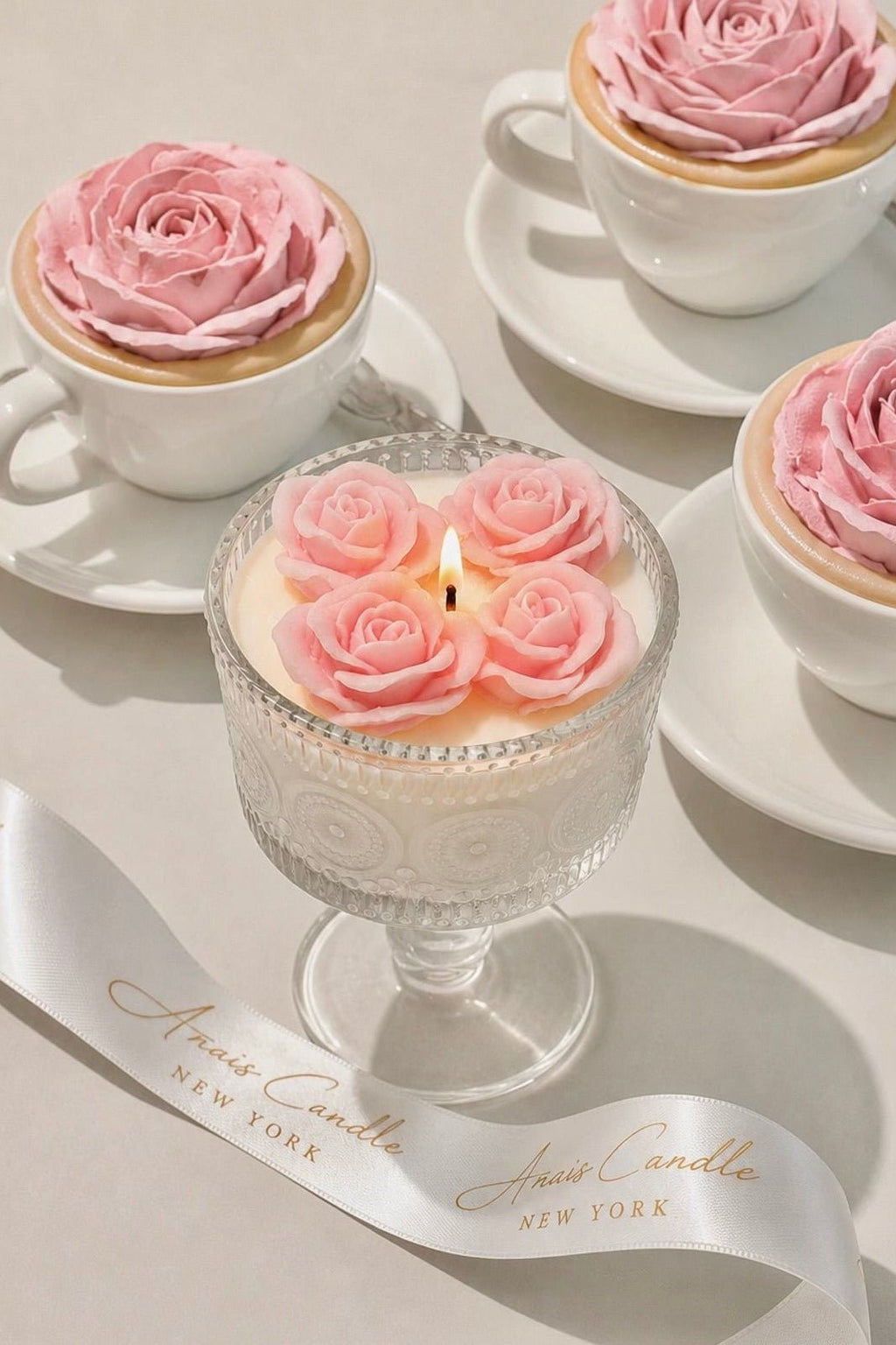 La Vie en Rose Candle