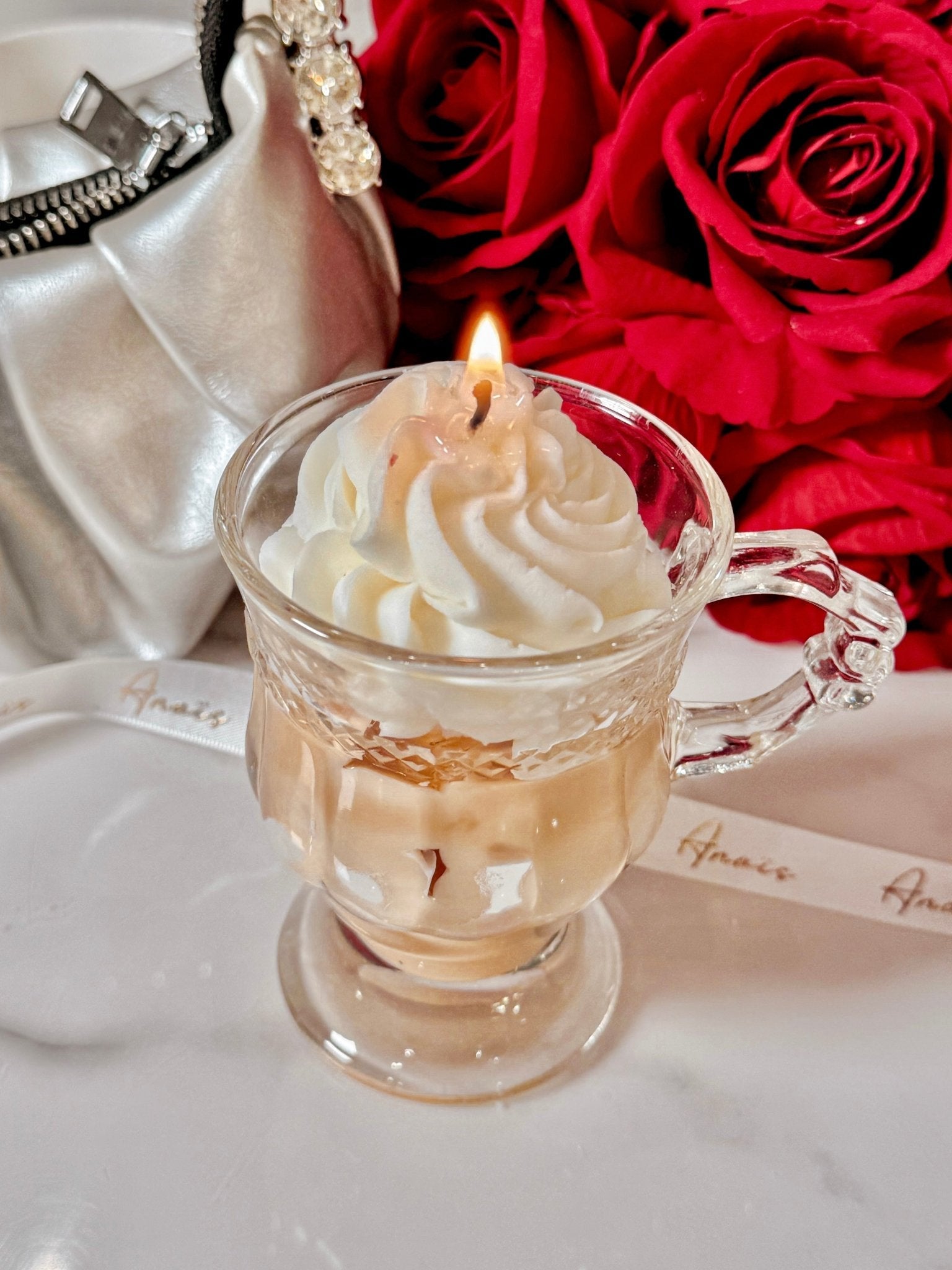 Vanilla Ice Cream Latte Candle