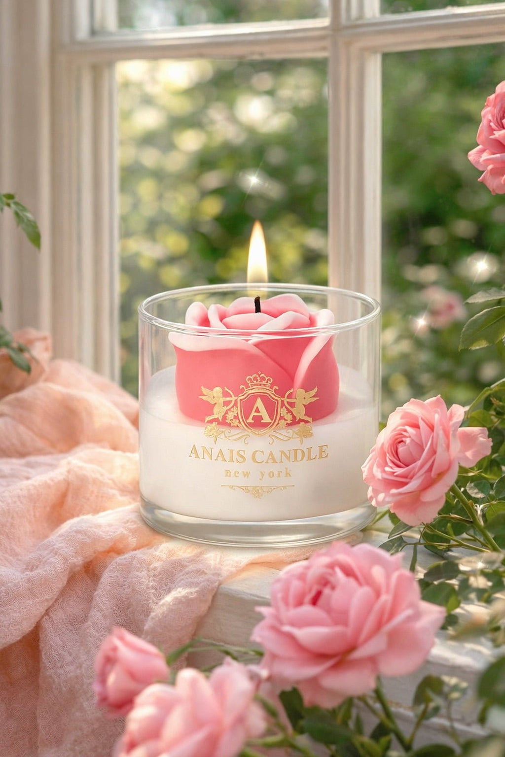 Enchanted Rose Candle