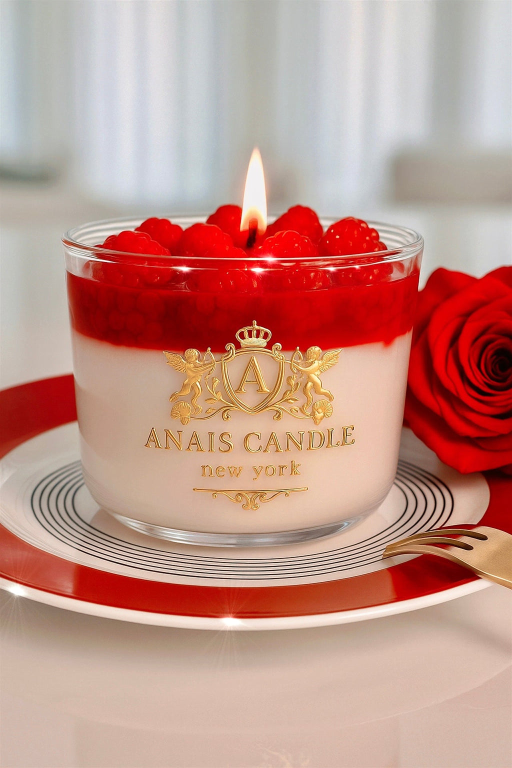Raspberry Mousse Candle