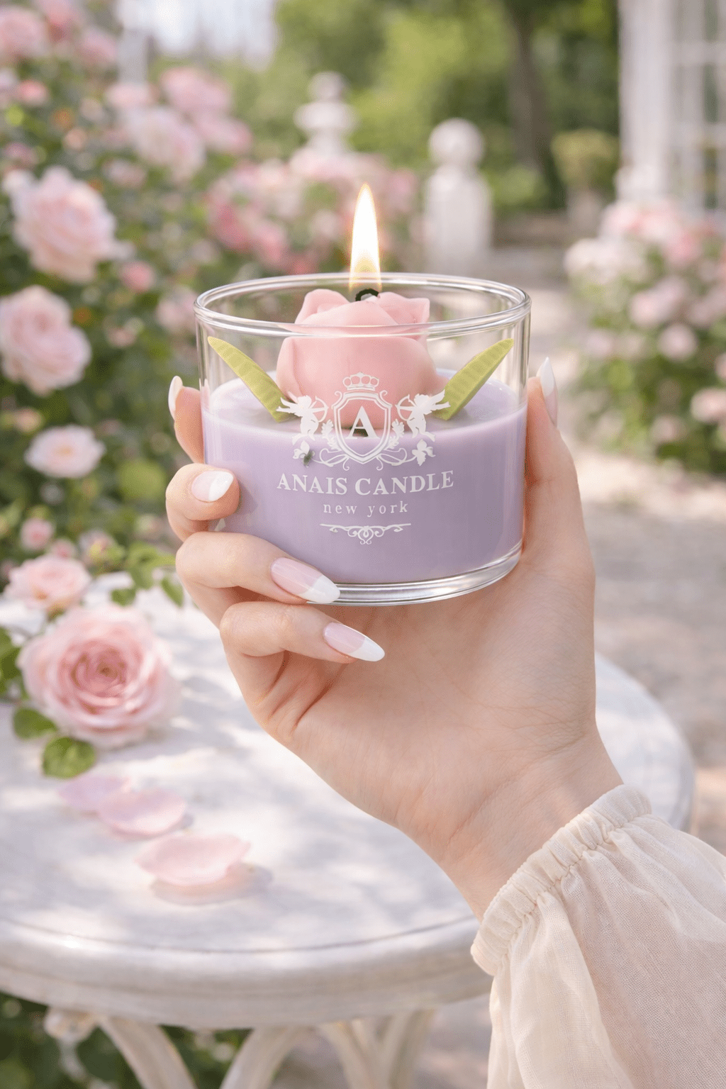 Blooming Tulip Candle