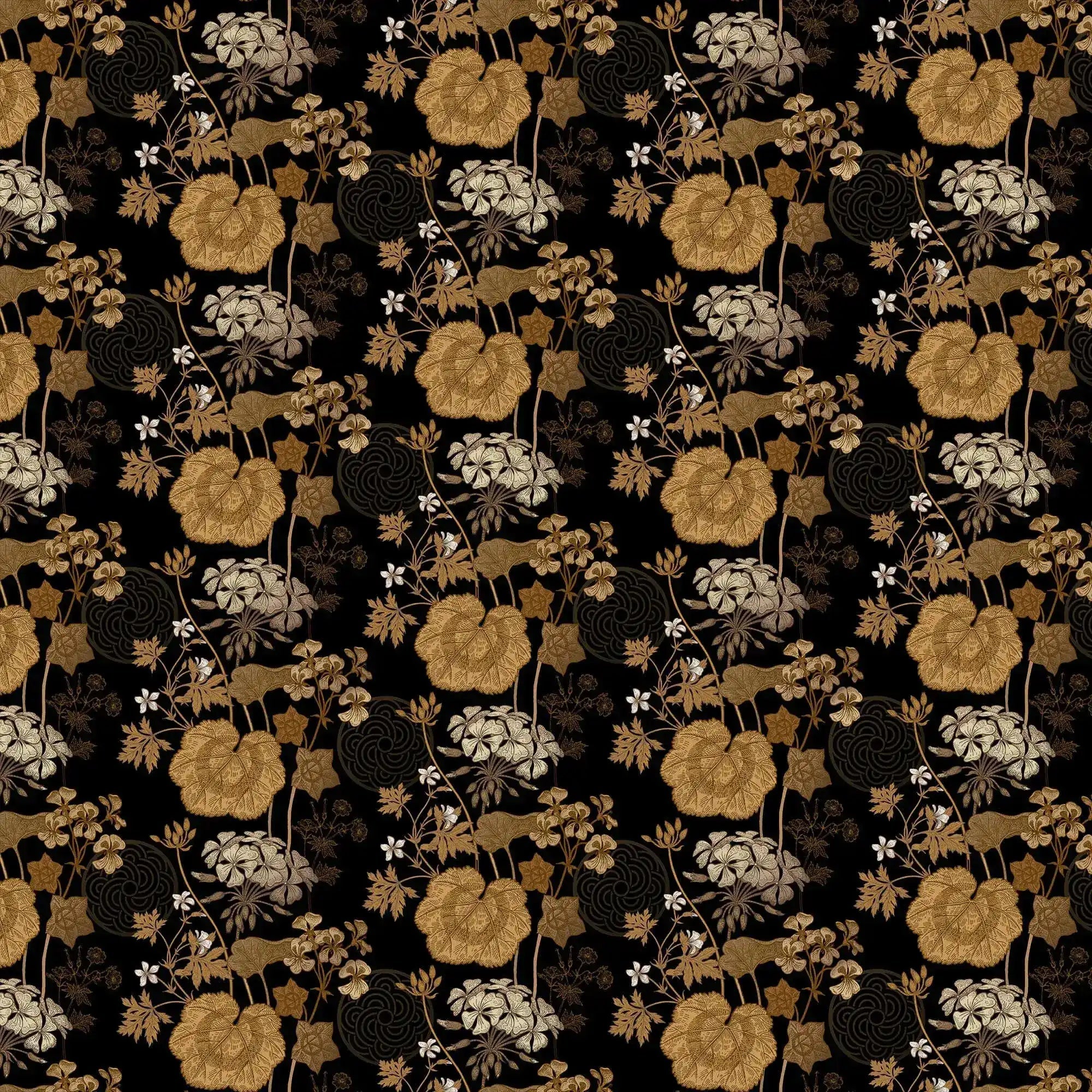 Golden Creeper Vine Wallpaper