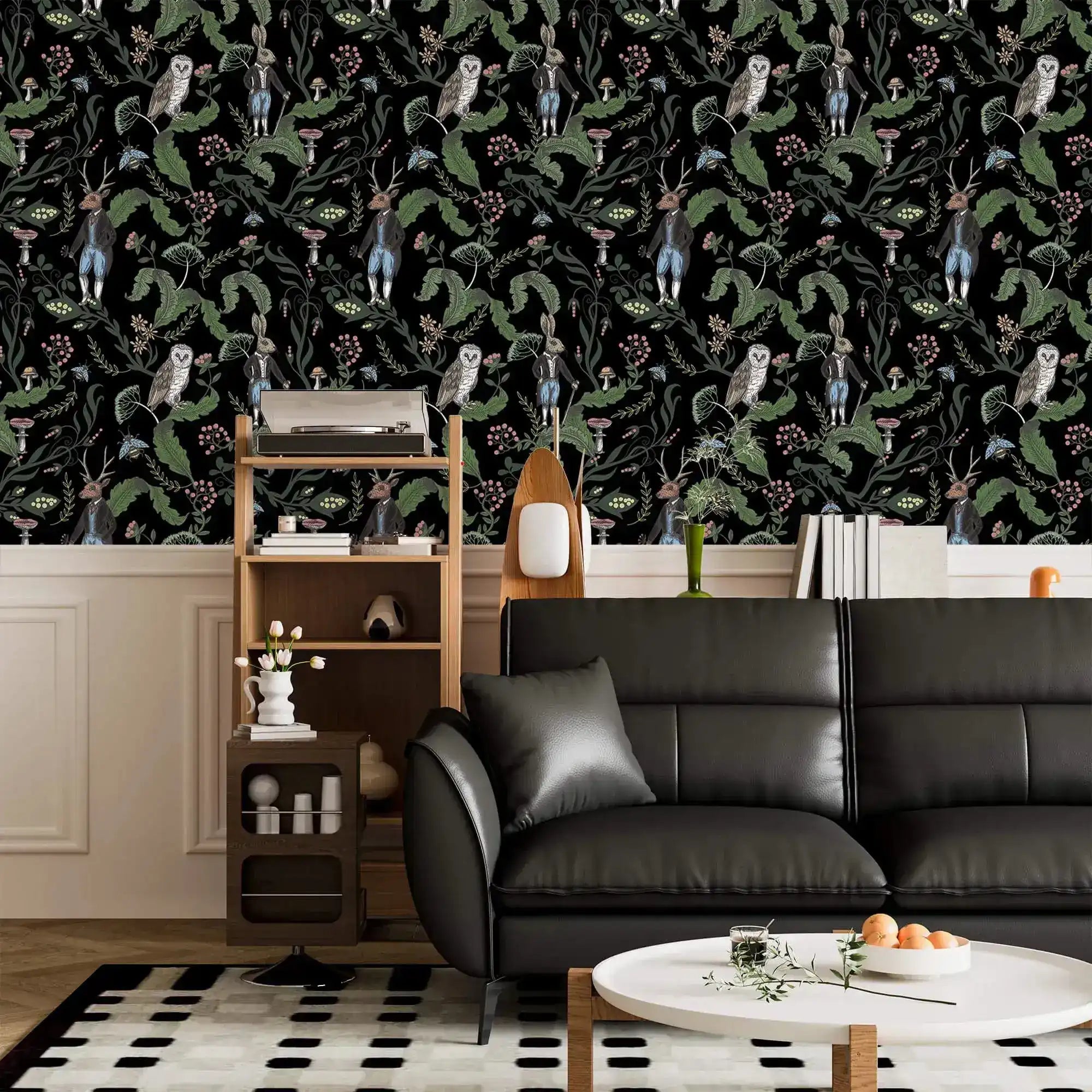 Dark Woodland Wallpaper