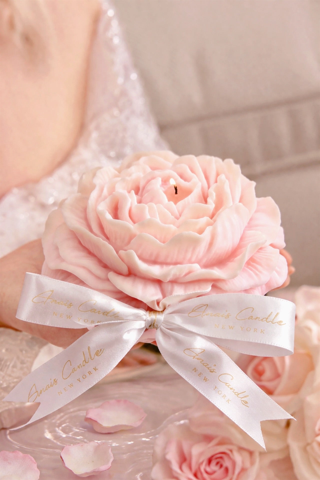 Blooming Peony Candle - XXL