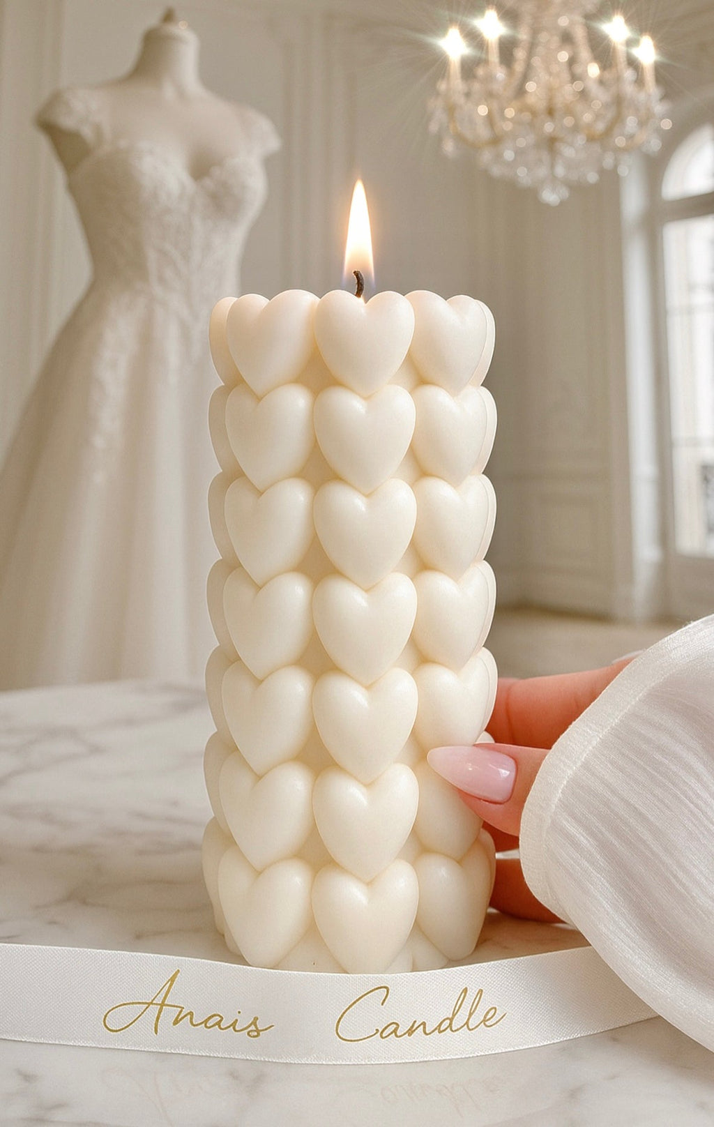 Million Hearts Candle