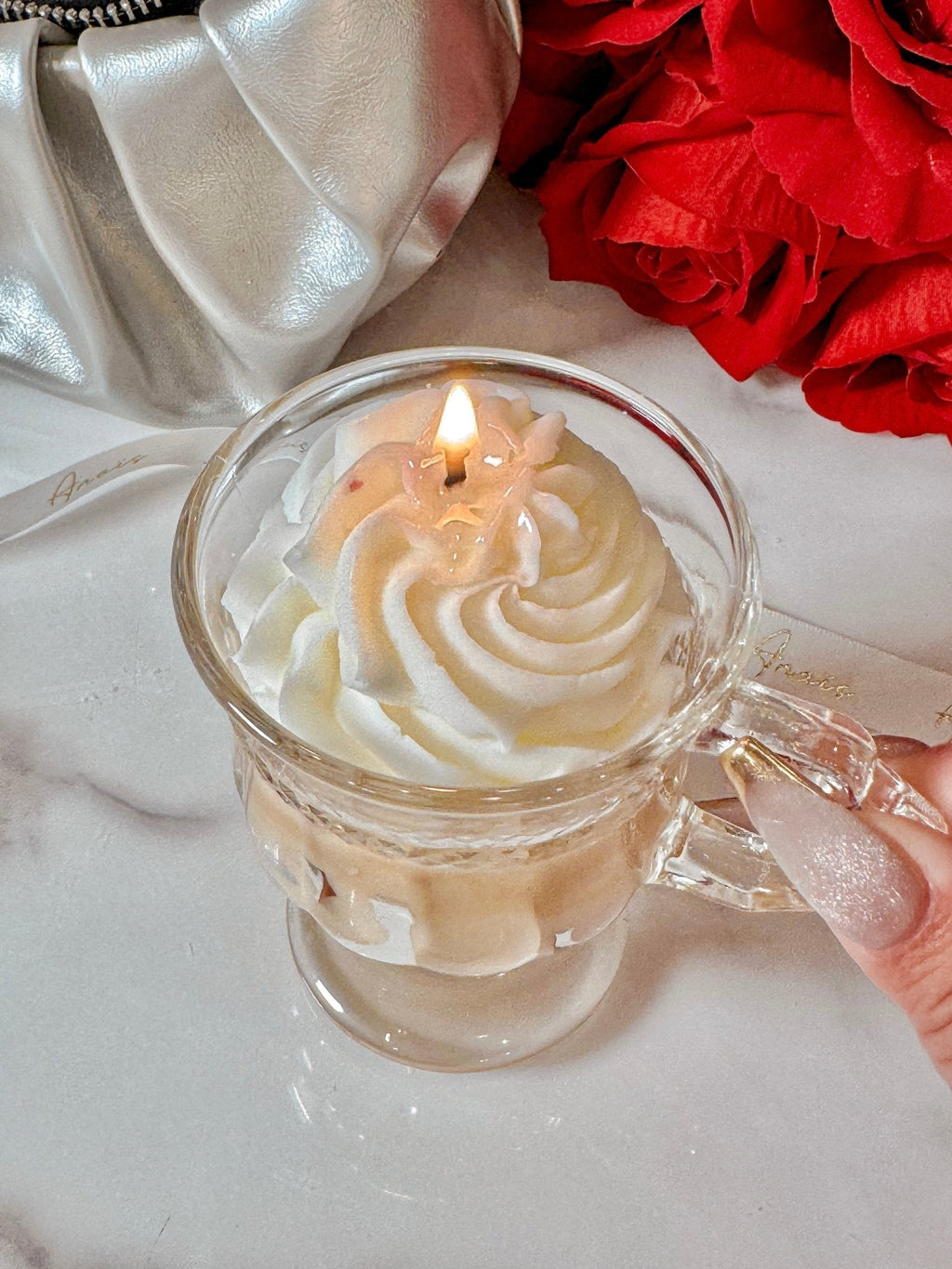 Vanilla Ice Cream Latte Candle