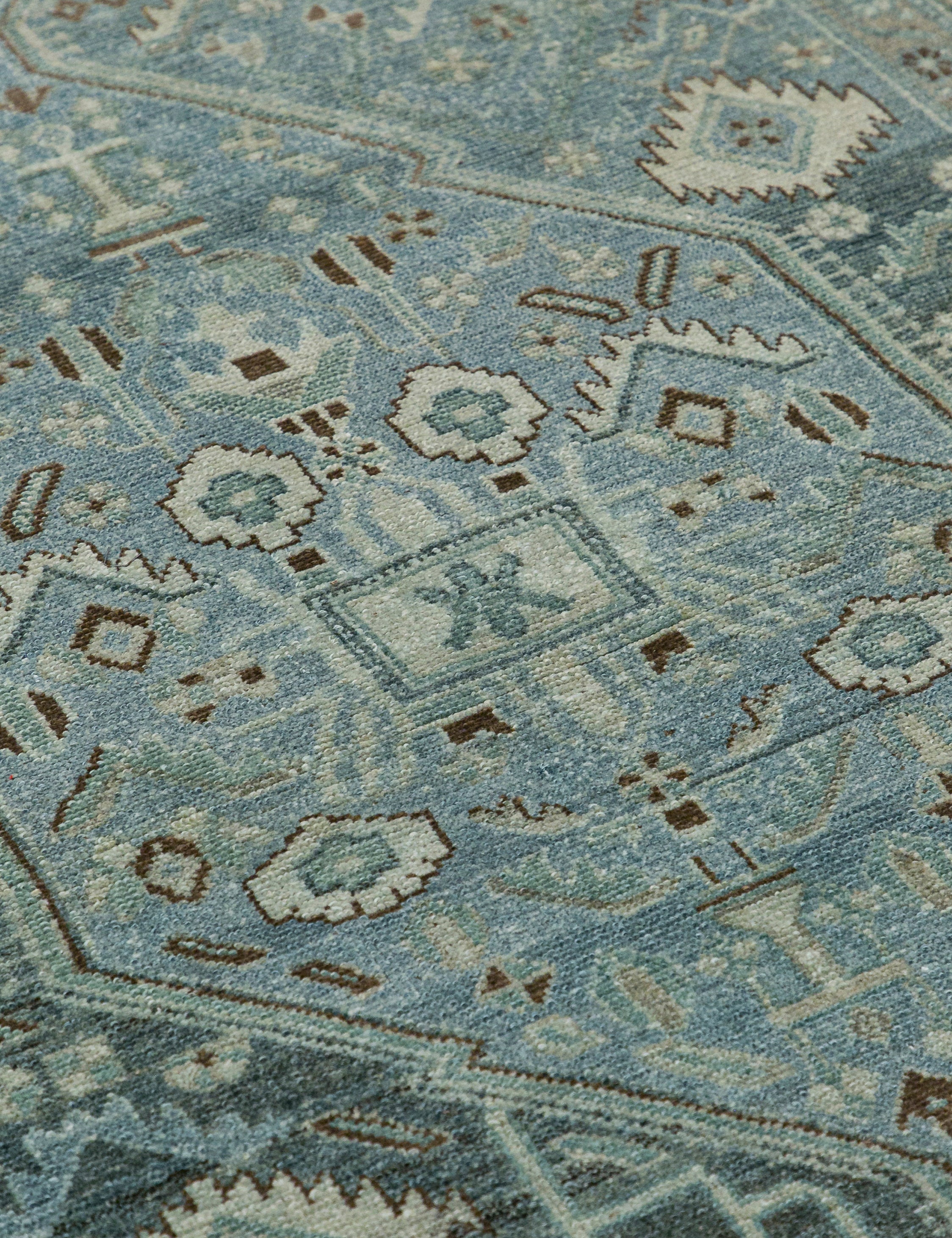 Vintage Turkish Hand-Knotted Wool Rug No. 451, 4'3" x 6'8"