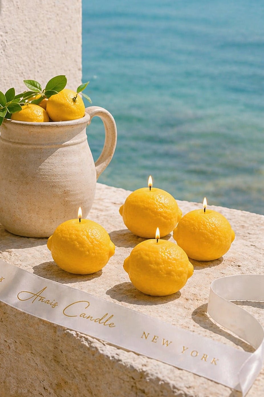 Amalfi Limone Candle Set of 4