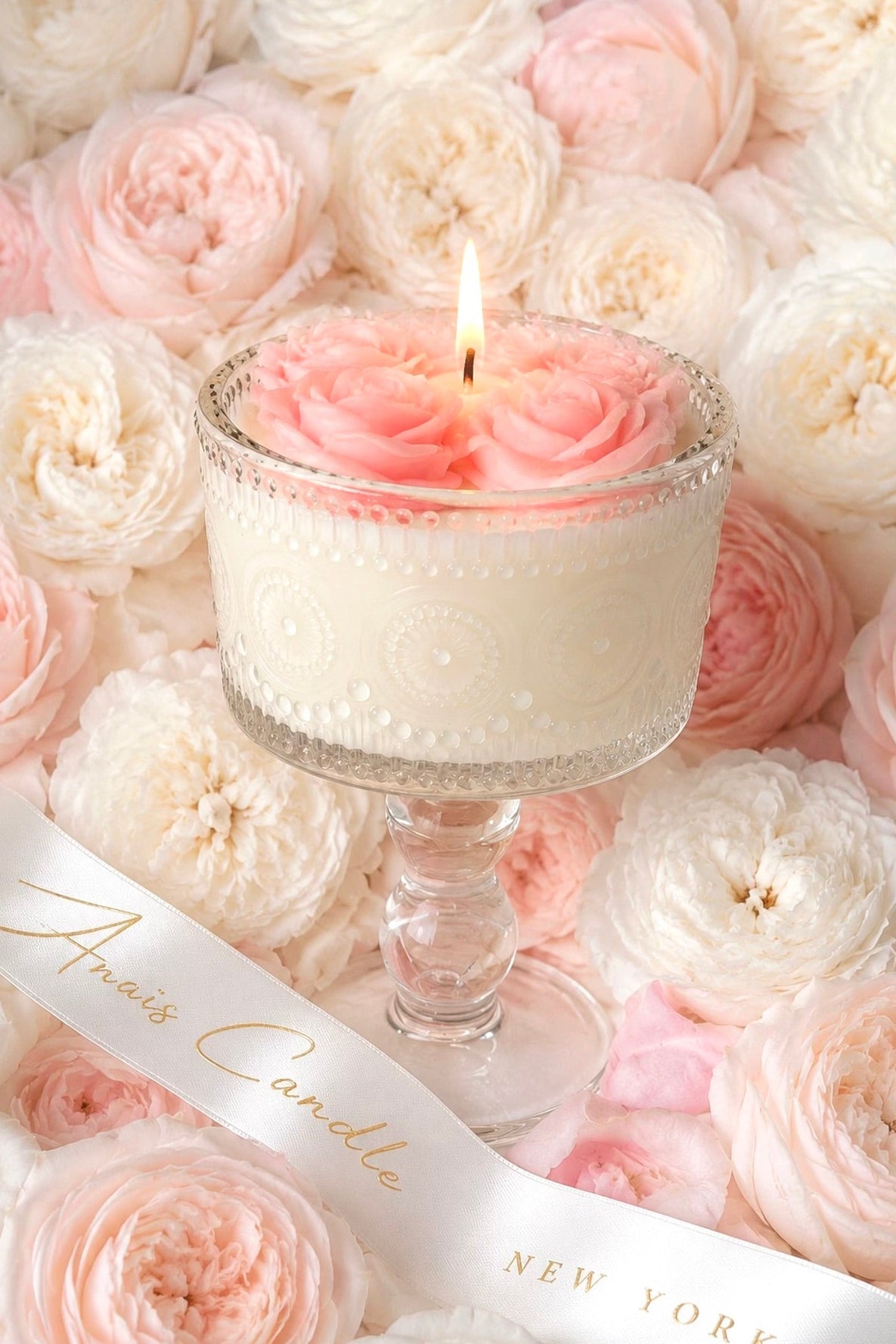 La Vie en Rose Candle
