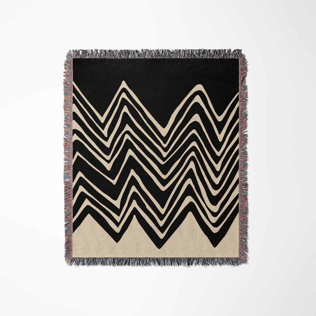 Addai Abstract Triangle Pattern Blanket