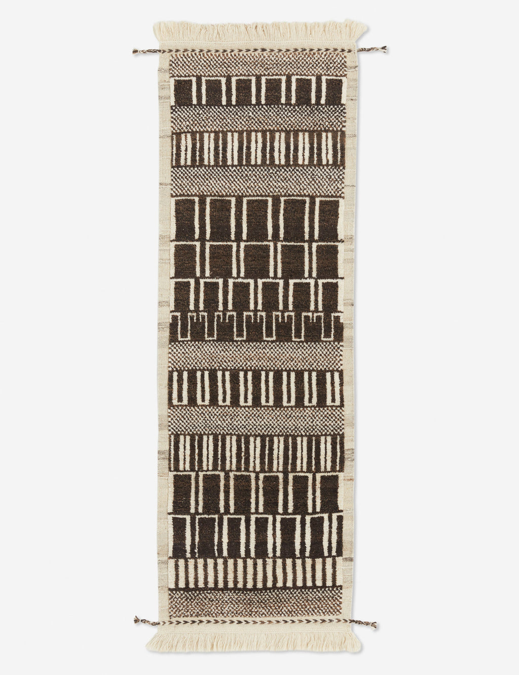 Allard Moroccan-Style Hand-Knotted Wool Rug