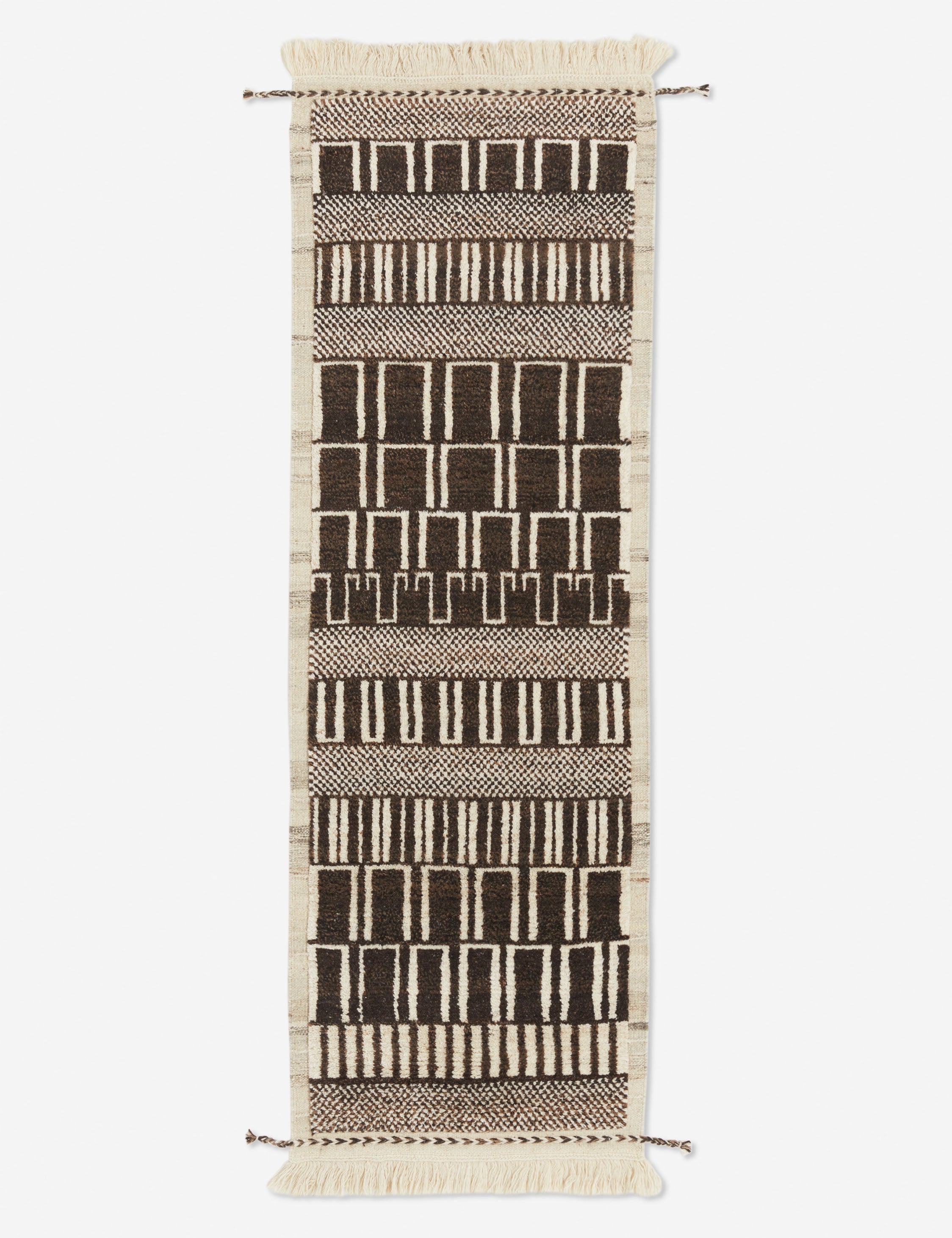 Allard Moroccan-Style Hand-Knotted Wool Rug