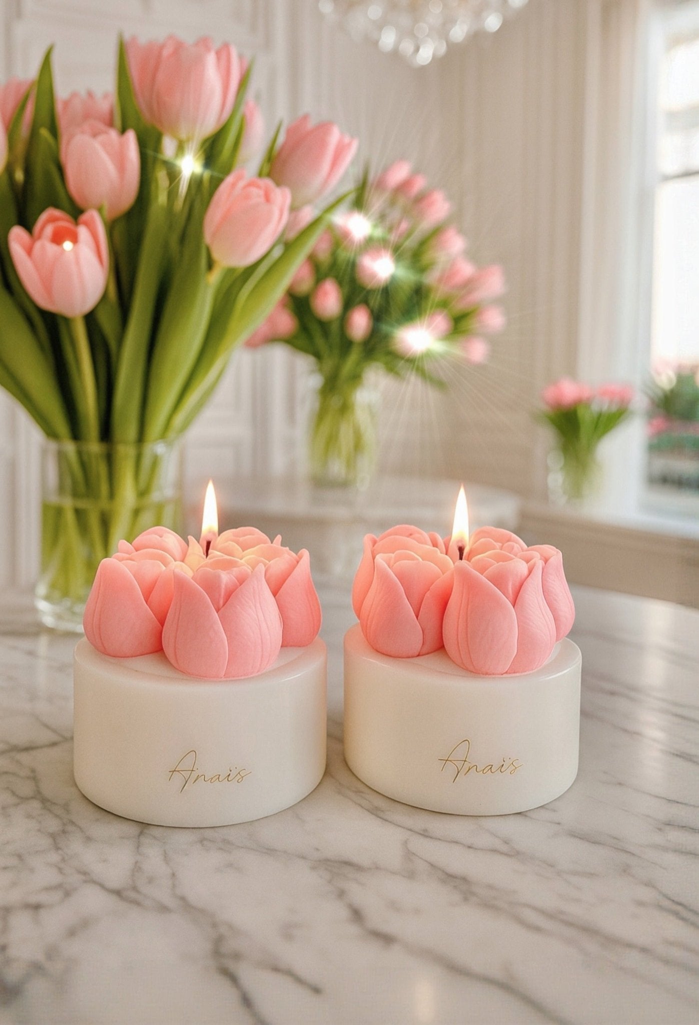 Amélie Tulips Bouquet Candle