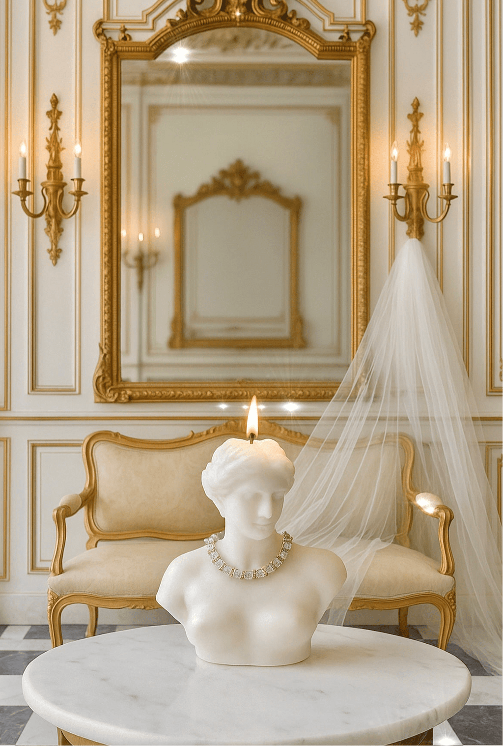 Venus de Milo Portrait Candle