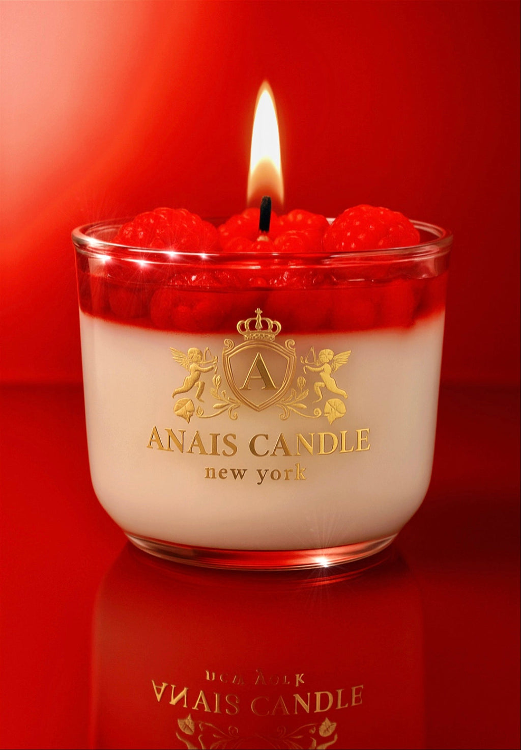 Raspberry Mousse Candle