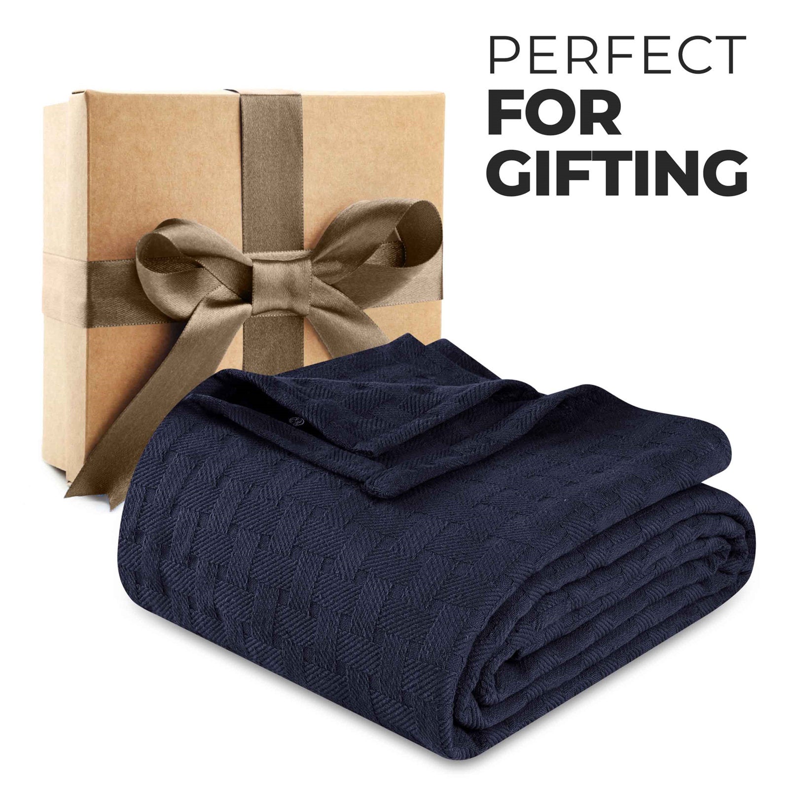 Bertie Cotton Machine Woven Throw Blanket